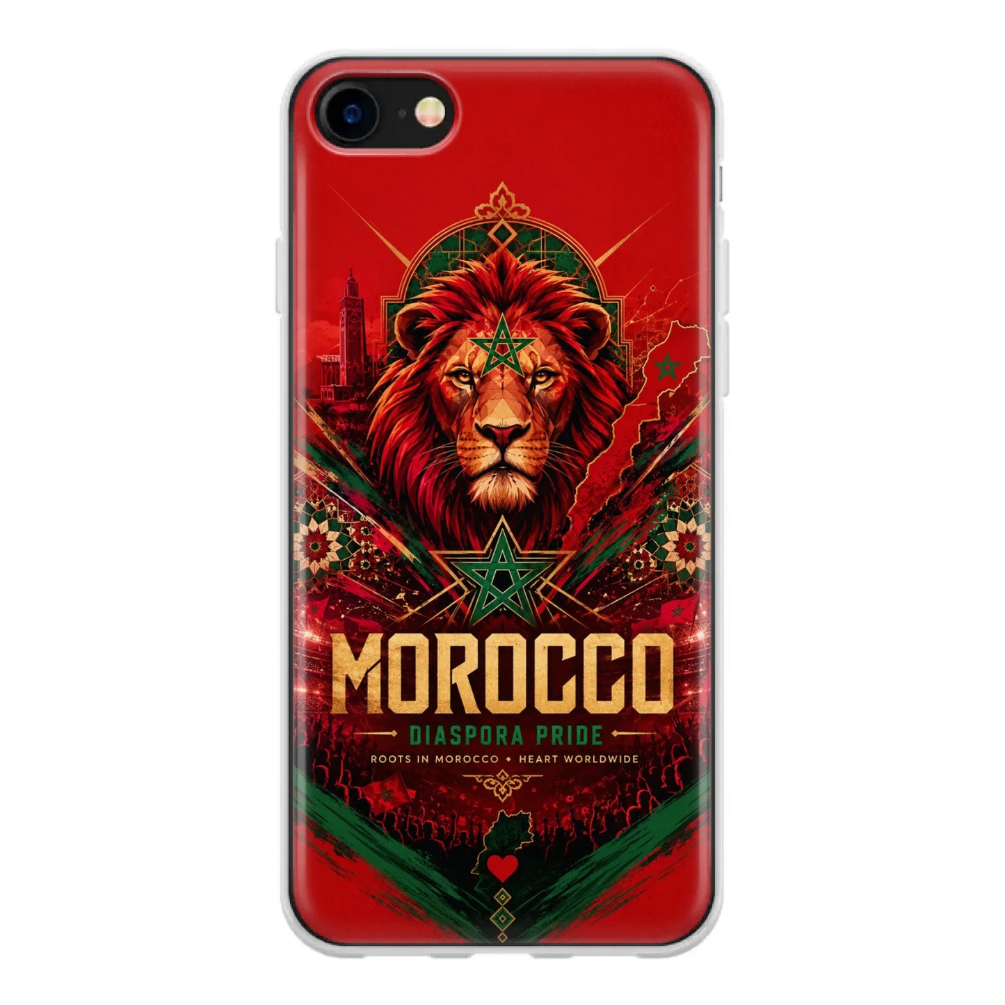 Coque de téléphone football Coupe du Monde Fierté de la diaspora - Maroc