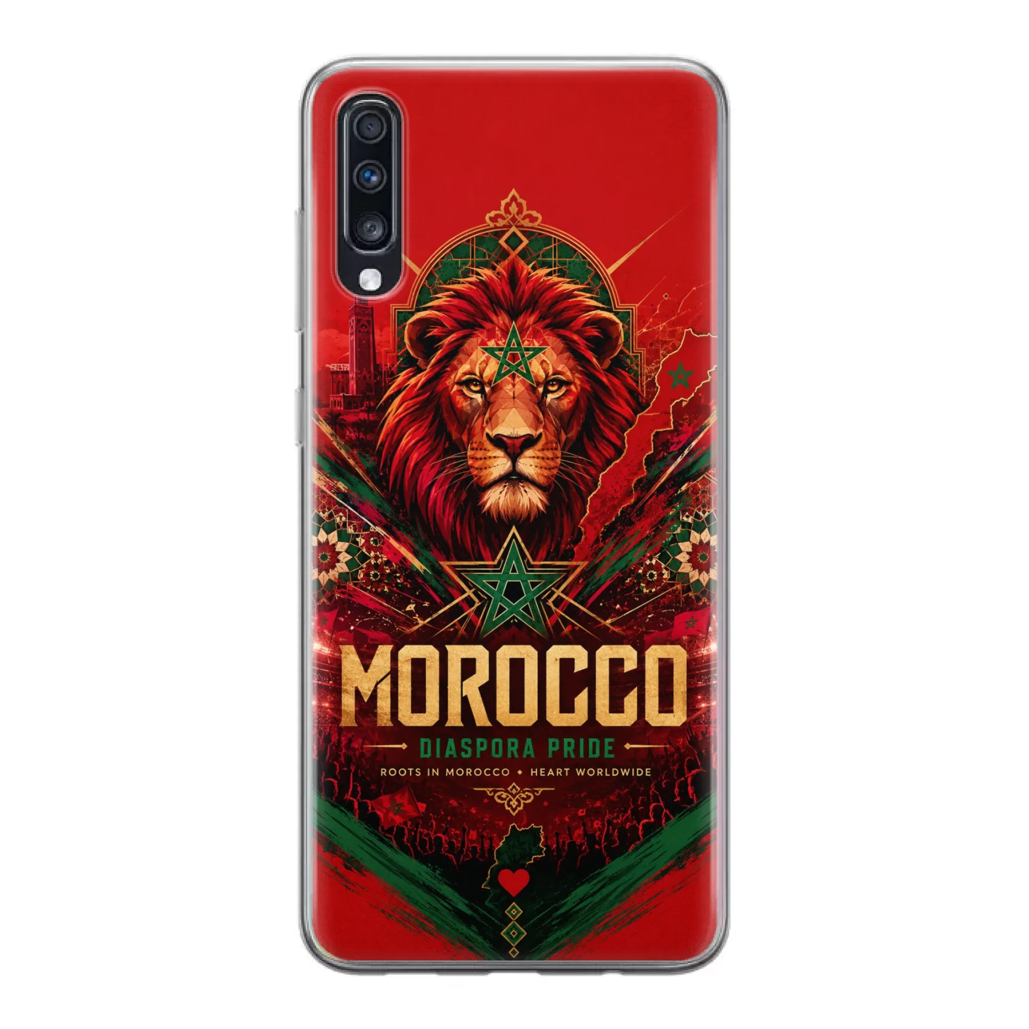 World Cup football phone case Diaspora Pride - Morocco