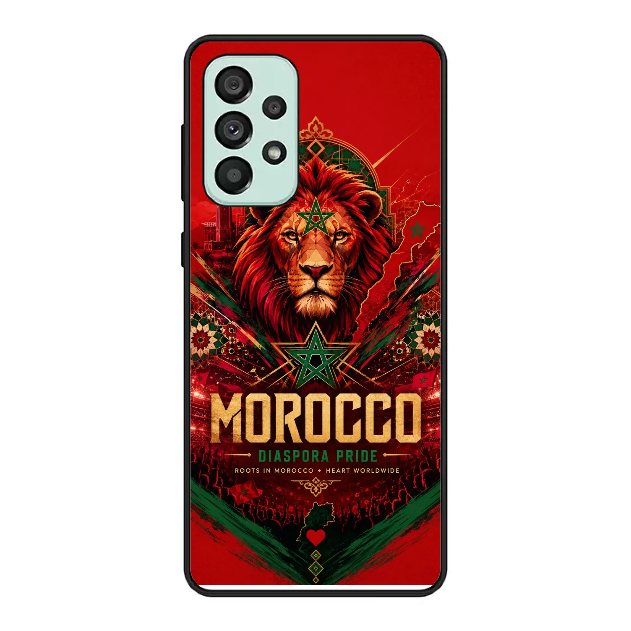 World Cup football phone case Diaspora Pride - Morocco