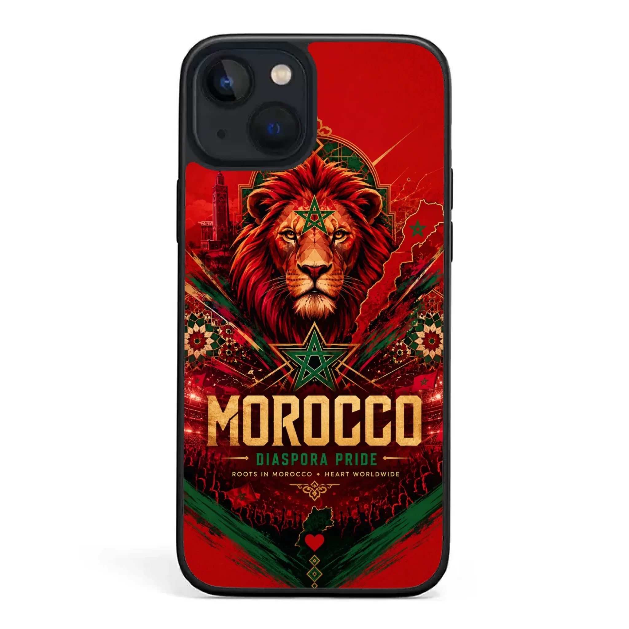 World Cup football phone case Diaspora Pride - Morocco