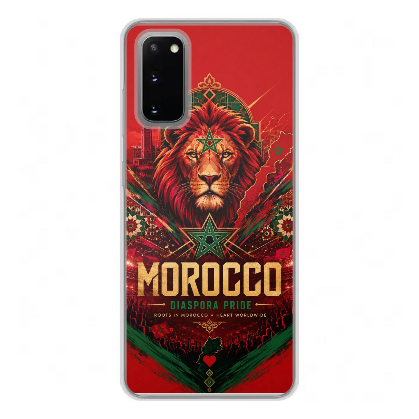 Coque de téléphone football Coupe du Monde Fierté de la diaspora - Maroc