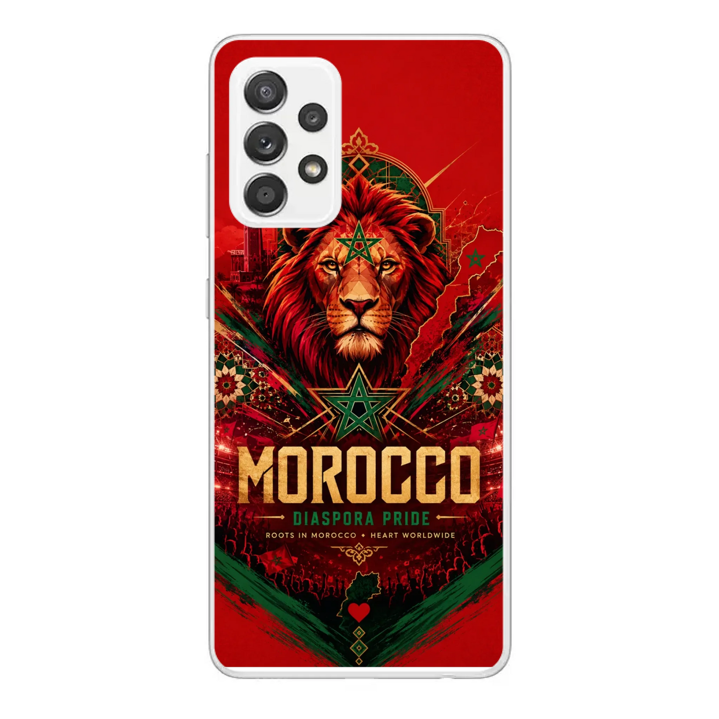 Coque de téléphone football Coupe du Monde Fierté de la diaspora - Maroc