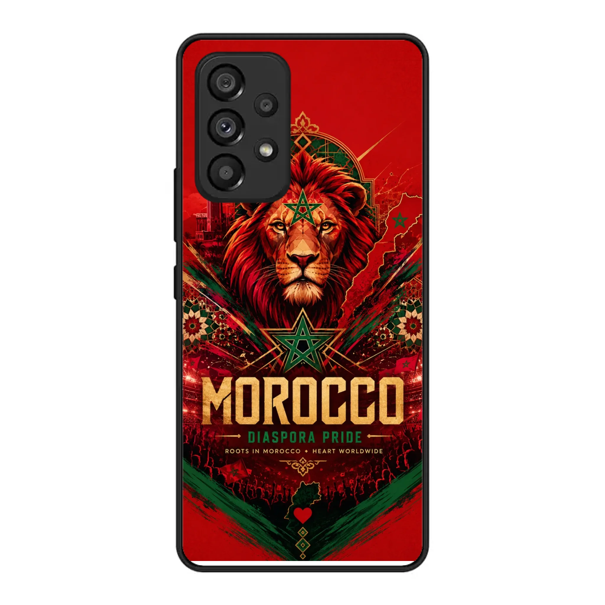World Cup football phone case Diaspora Pride - Morocco