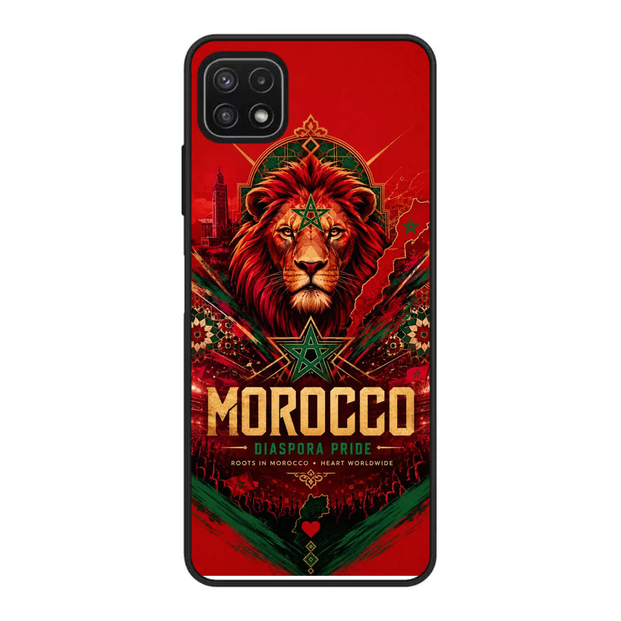 World Cup football phone case Diaspora Pride - Morocco
