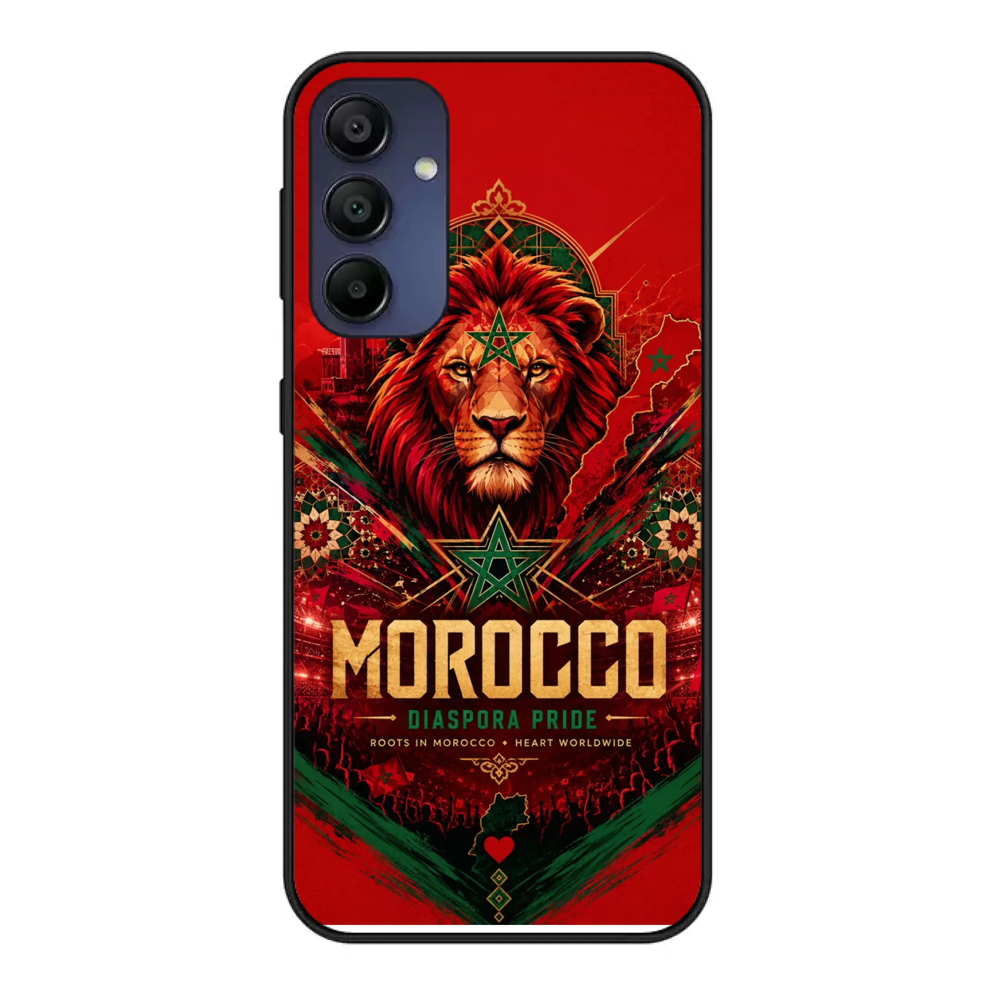 World Cup football phone case Diaspora Pride - Morocco