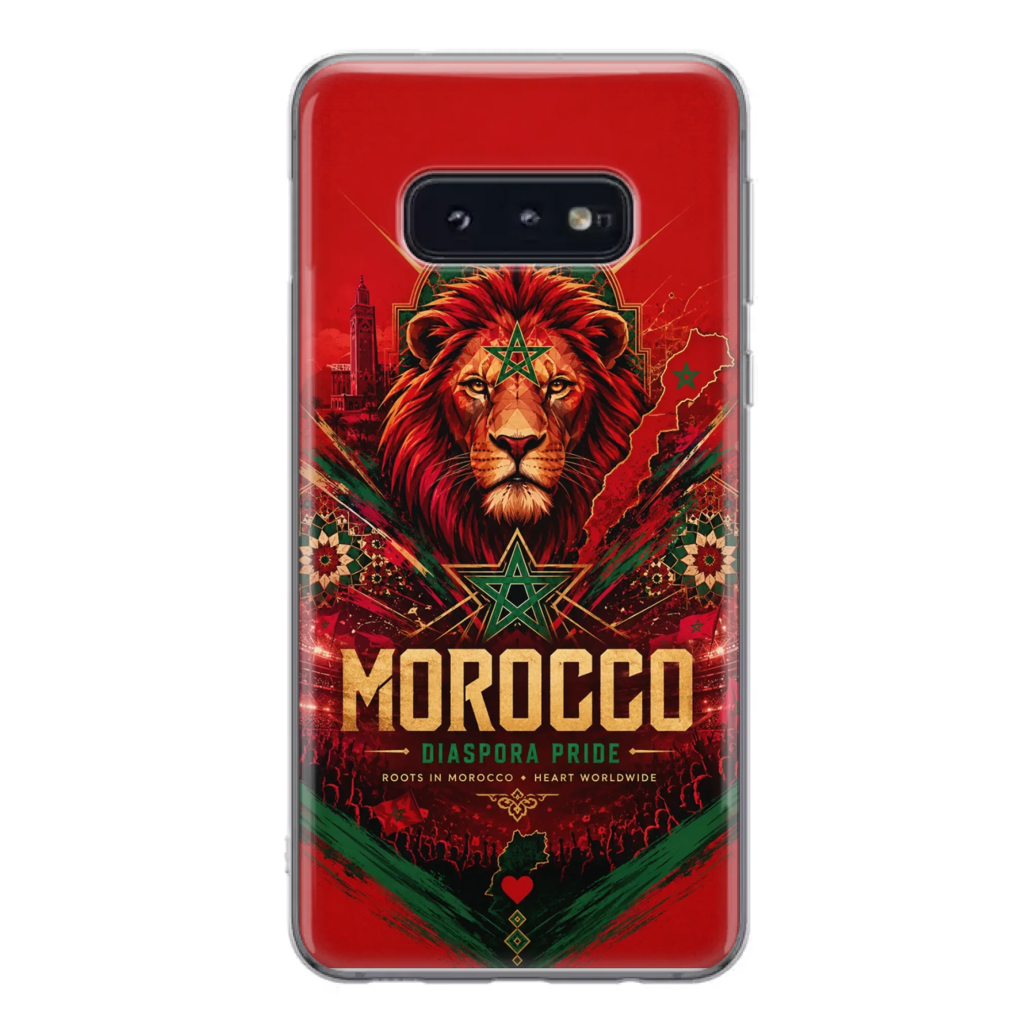 World Cup football phone case Diaspora Pride - Morocco