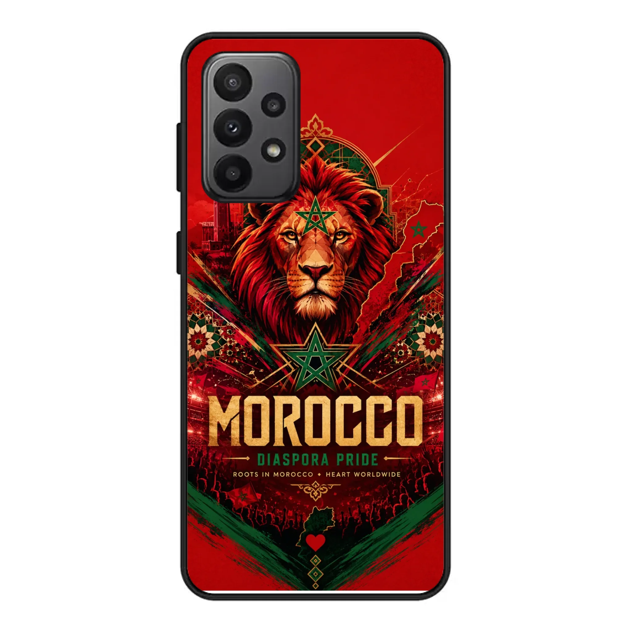 World Cup football phone case Diaspora Pride - Morocco