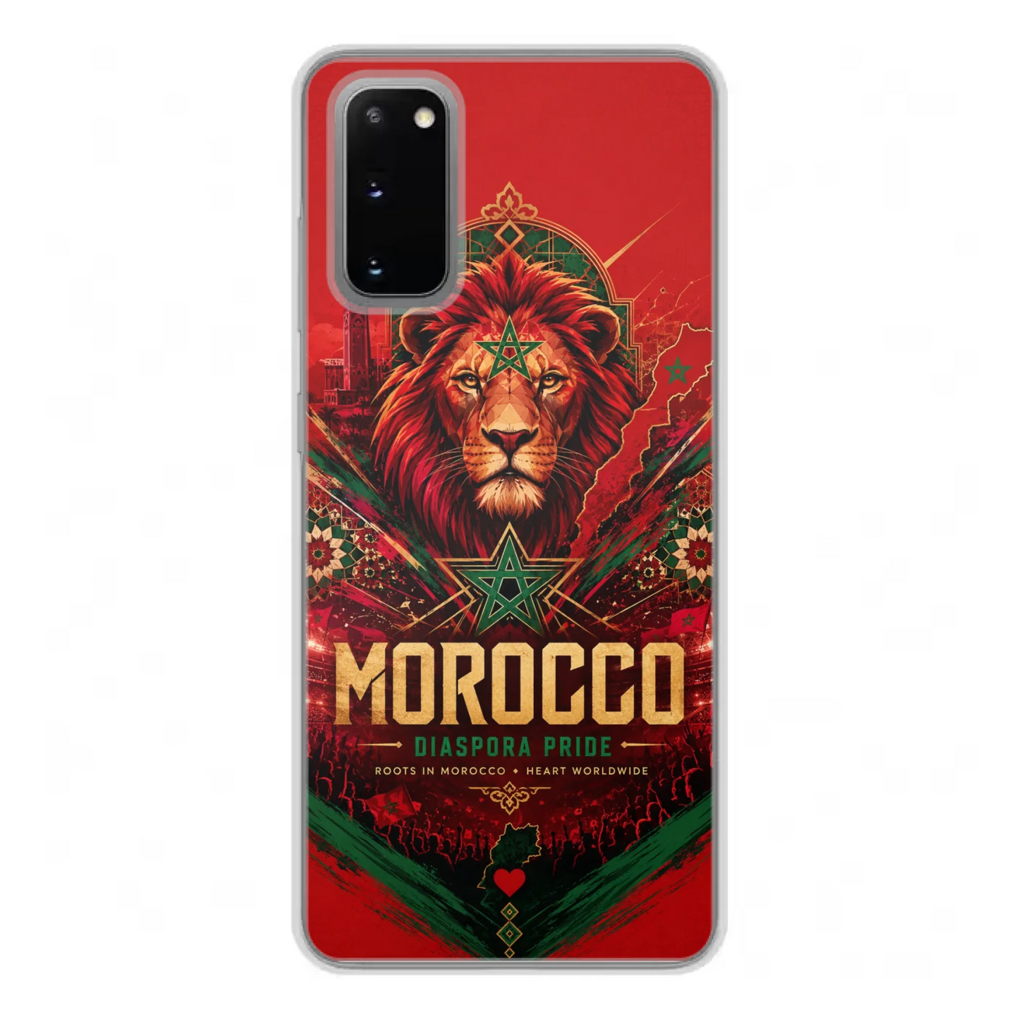 Coque de téléphone football Coupe du Monde Fierté de la diaspora - Maroc