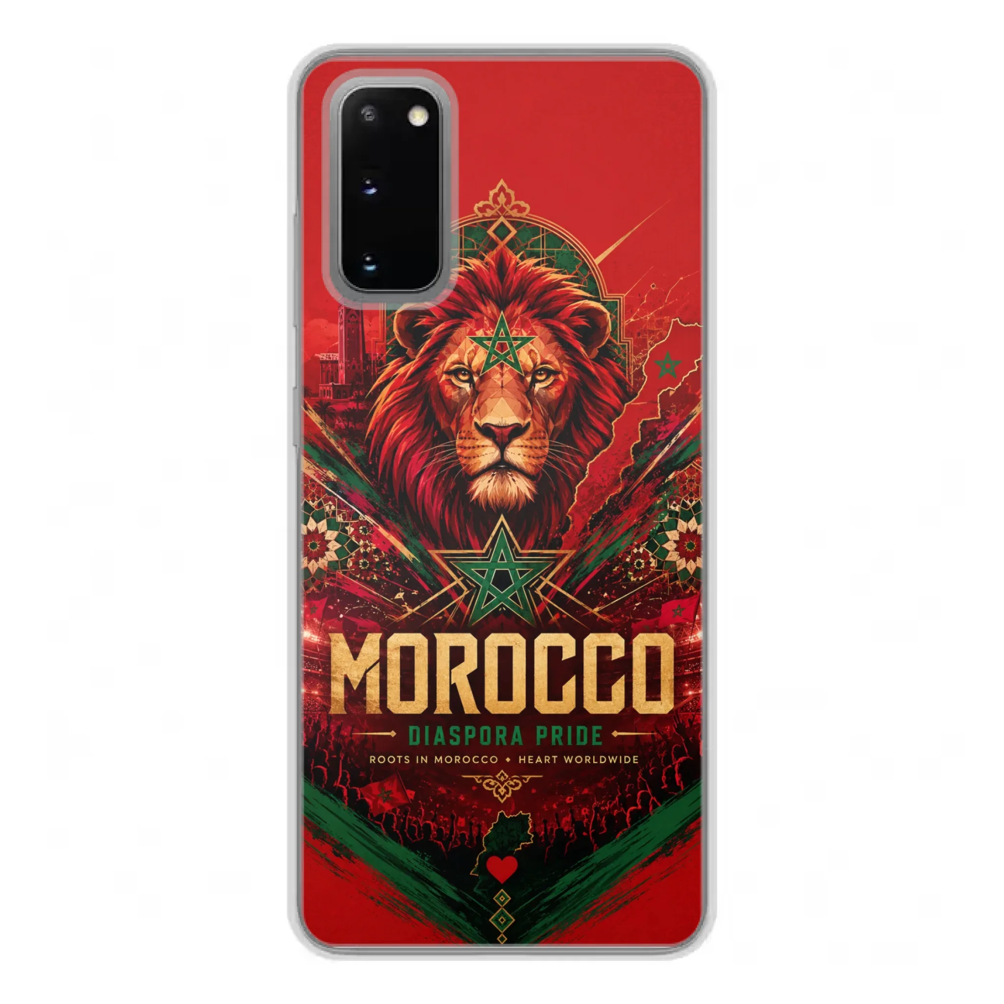 World Cup football phone case Diaspora Pride - Morocco