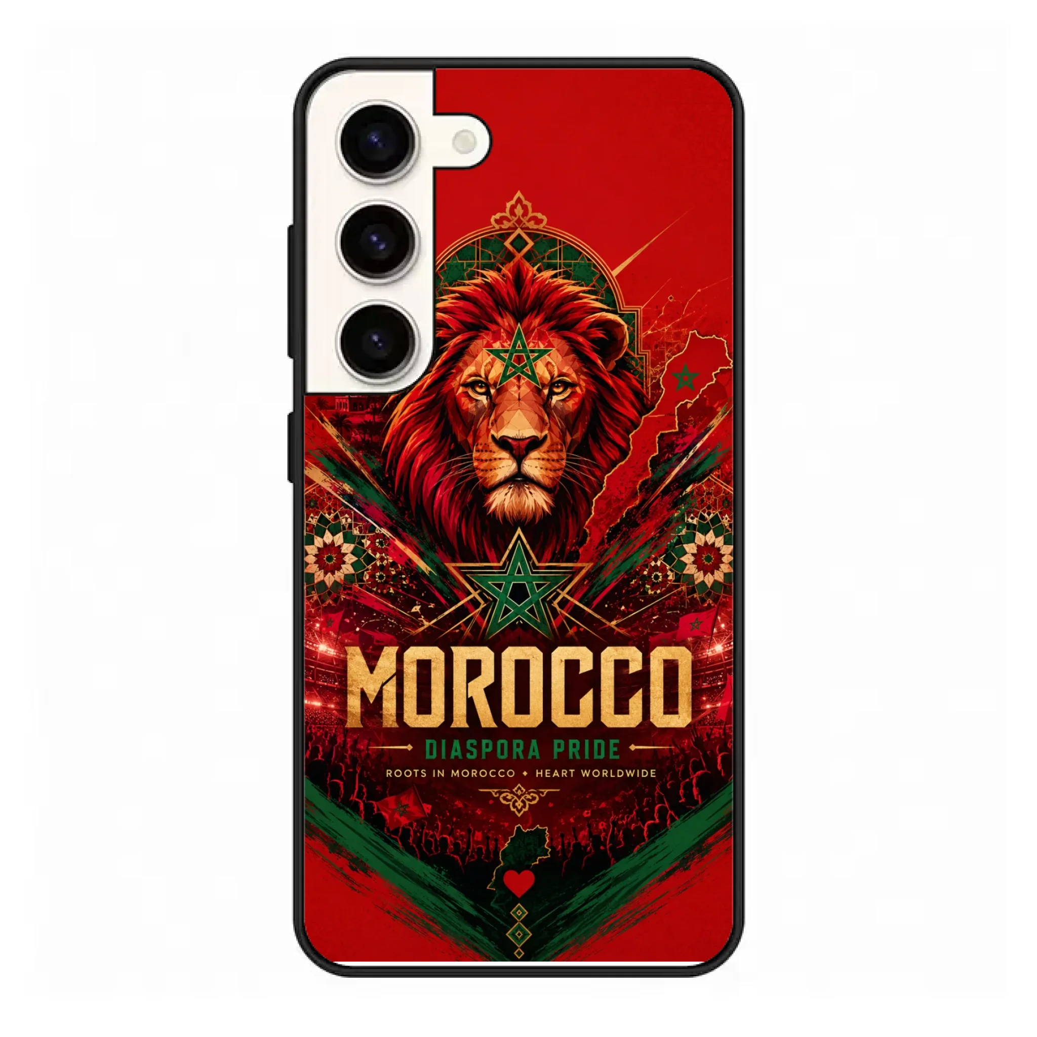 World Cup football phone case Diaspora Pride - Morocco