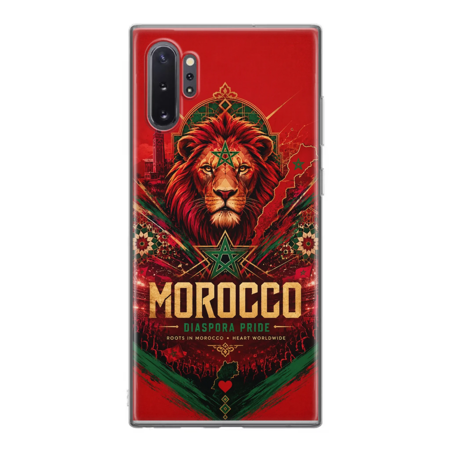 Coque de téléphone football Coupe du Monde Fierté de la diaspora - Maroc