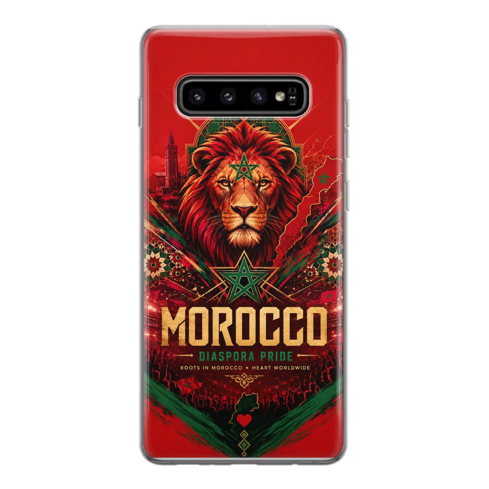World Cup football phone case Diaspora Pride - Morocco