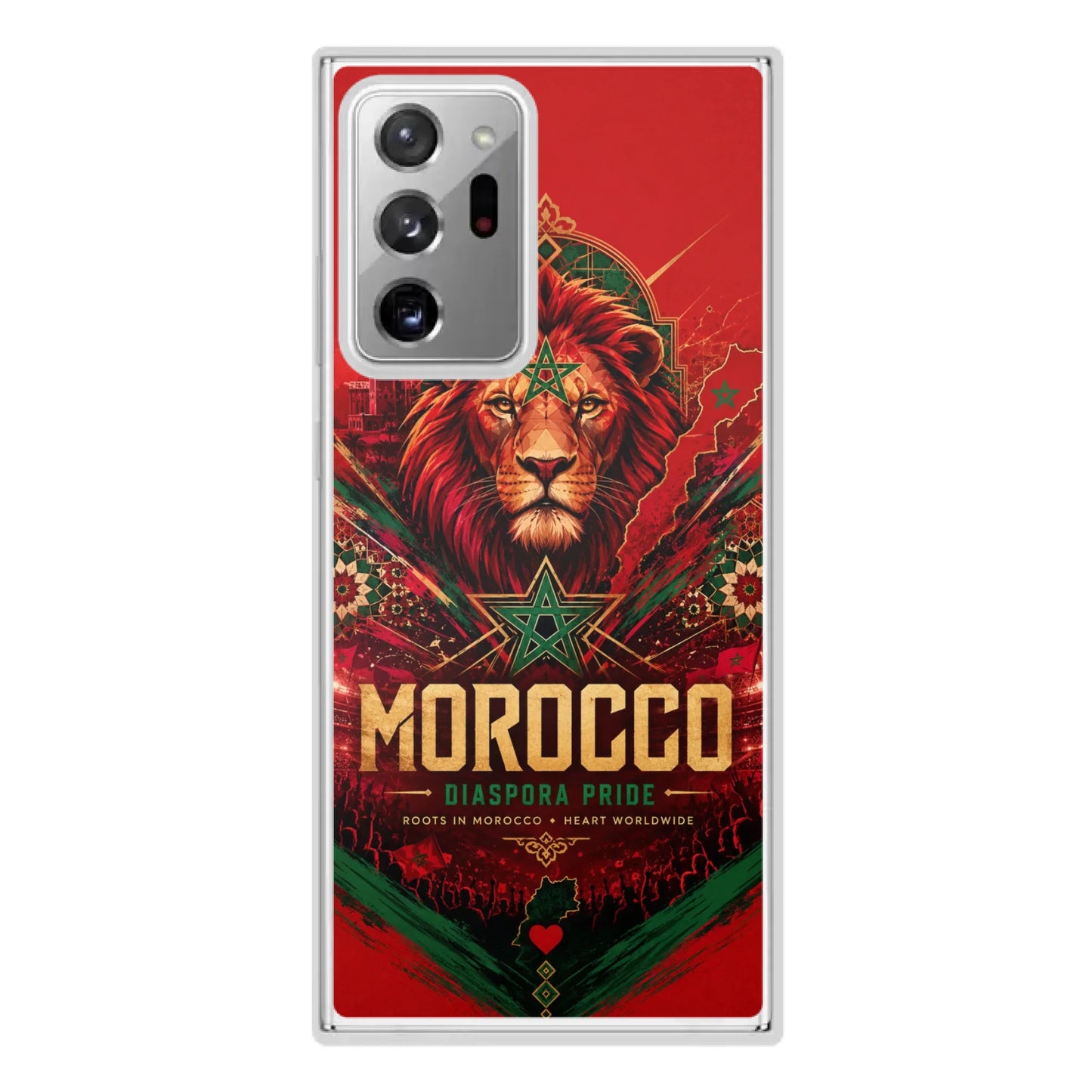 Coque de téléphone football Coupe du Monde Fierté de la diaspora - Maroc