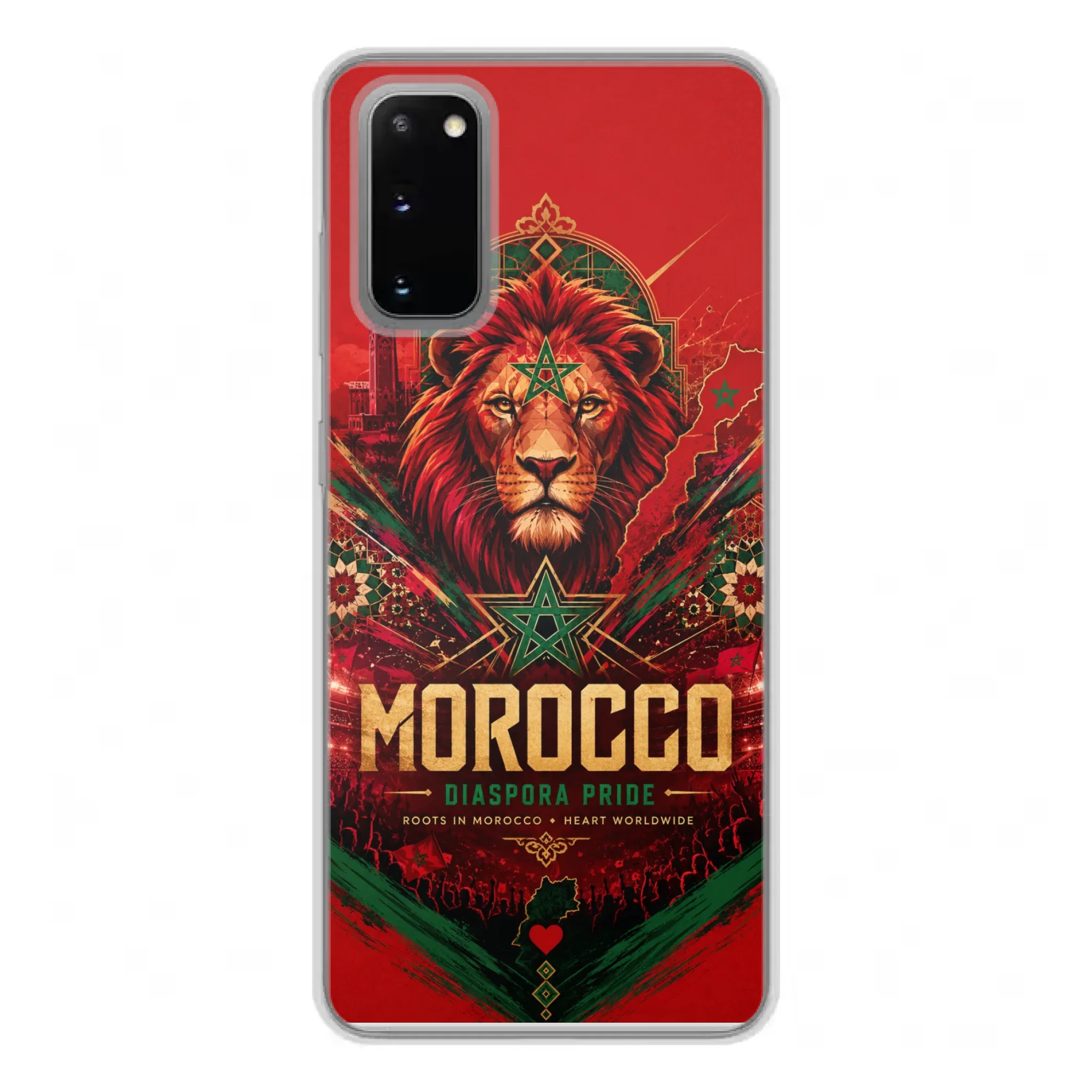 World Cup football phone case Diaspora Pride - Morocco