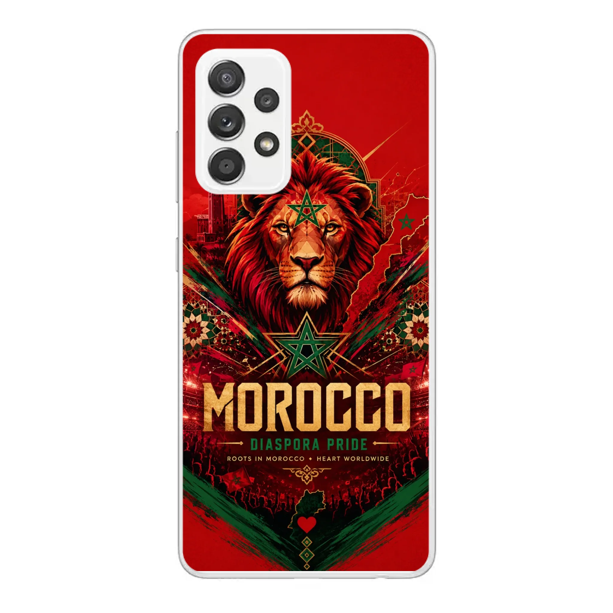 World Cup football phone case Diaspora Pride - Morocco