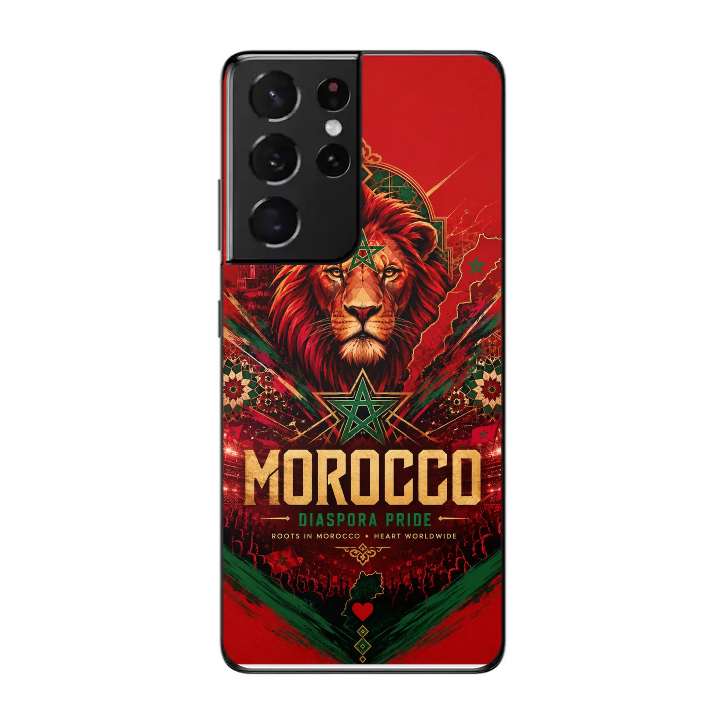 Coque de téléphone football Coupe du Monde Fierté de la diaspora - Maroc