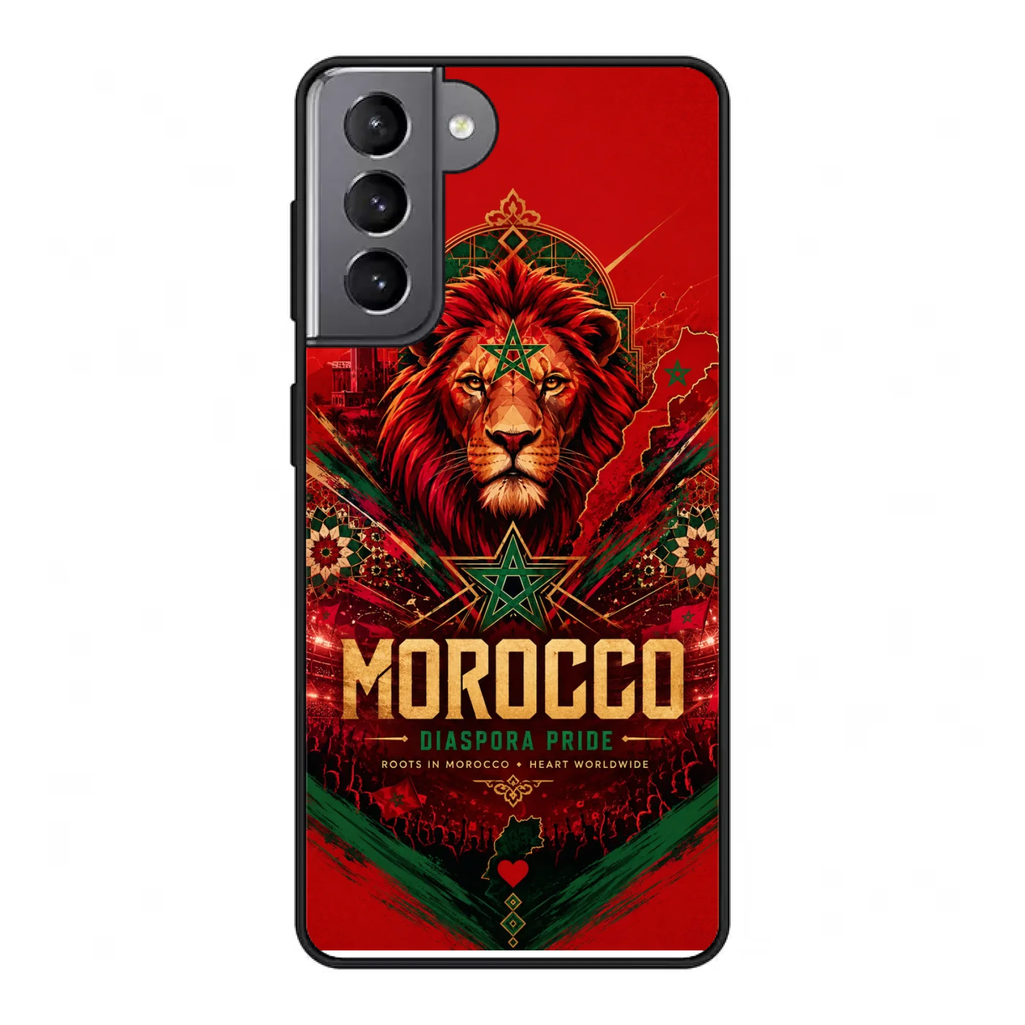 World Cup football phone case Diaspora Pride - Morocco