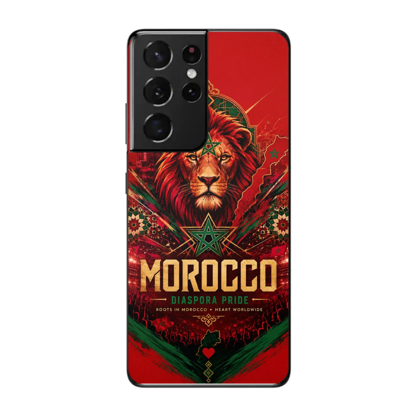 Coque de téléphone football Coupe du Monde Fierté de la diaspora - Maroc