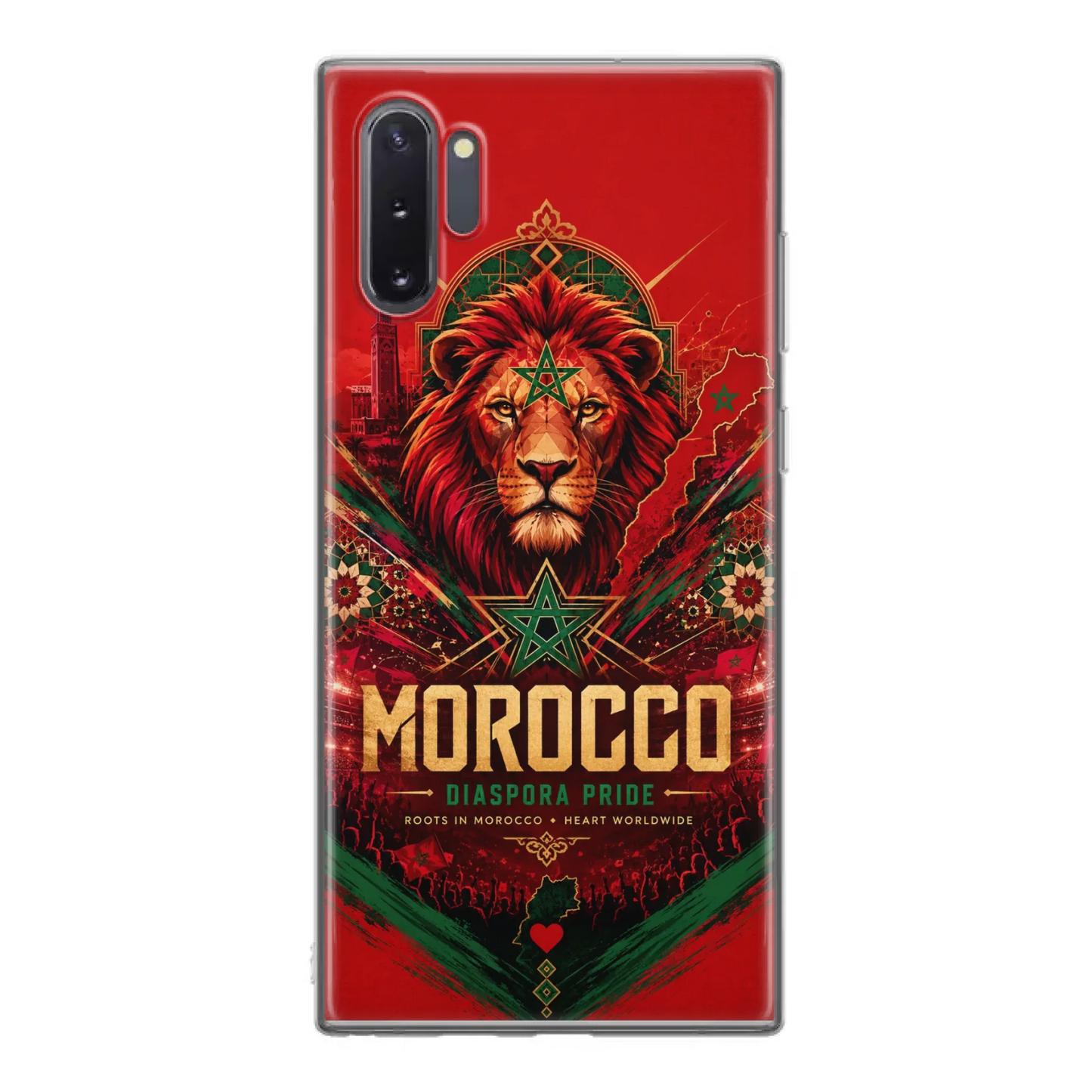 Coque de téléphone football Coupe du Monde Fierté de la diaspora - Maroc