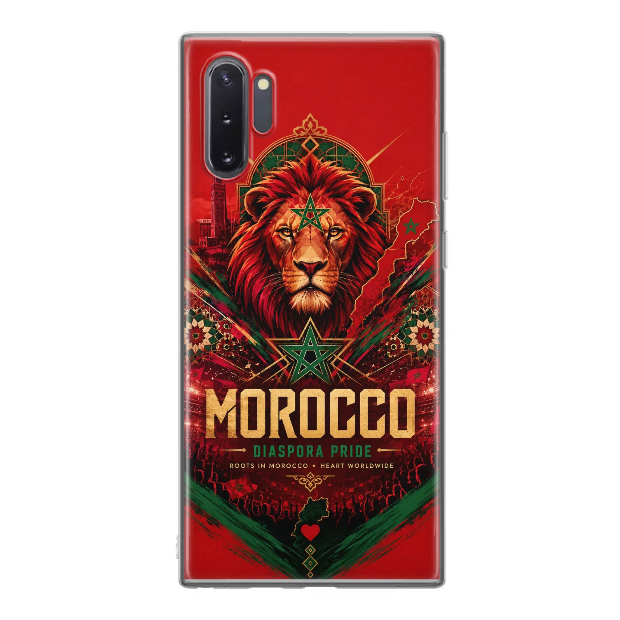 World Cup football phone case Diaspora Pride - Morocco