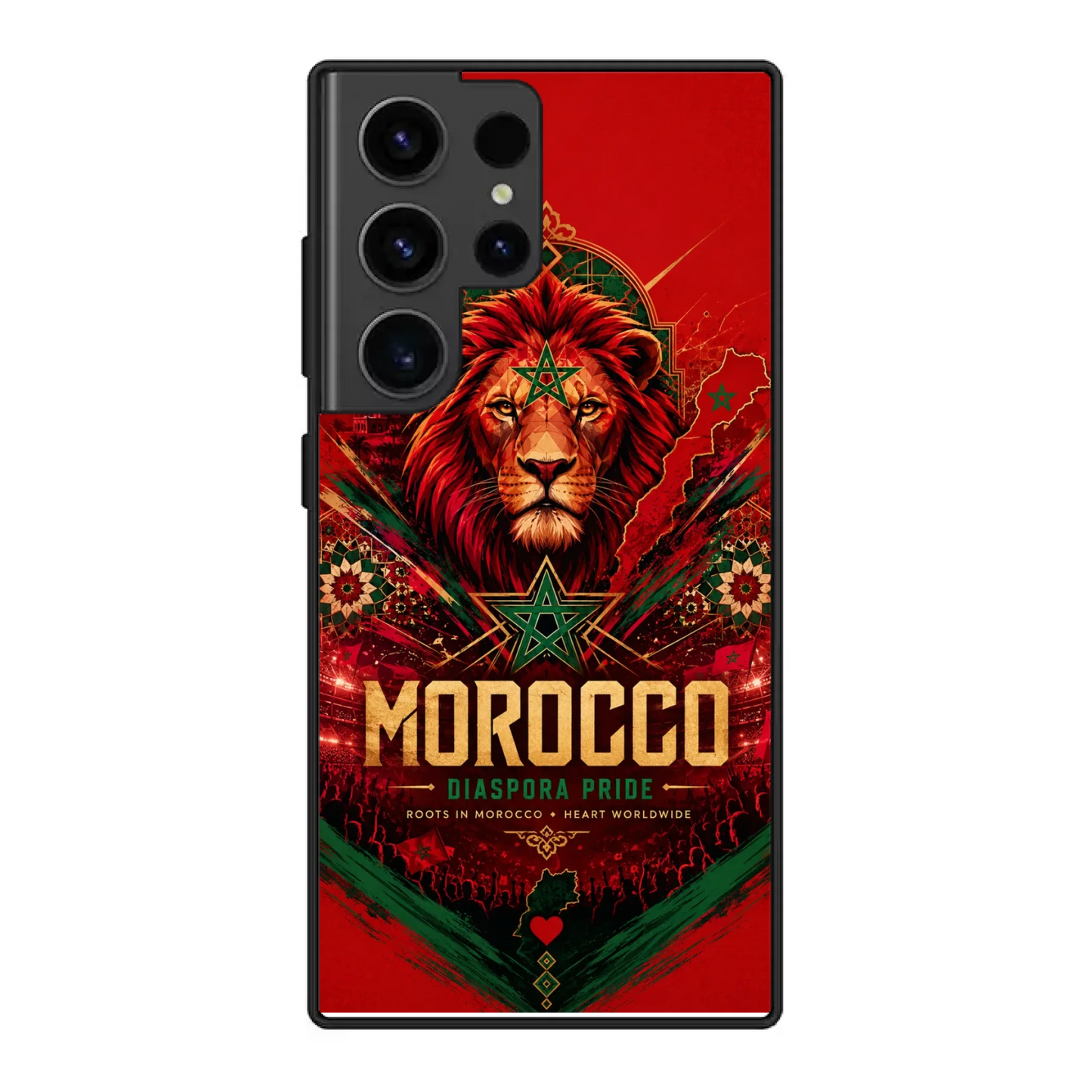 Coque de téléphone football Coupe du Monde Fierté de la diaspora - Maroc