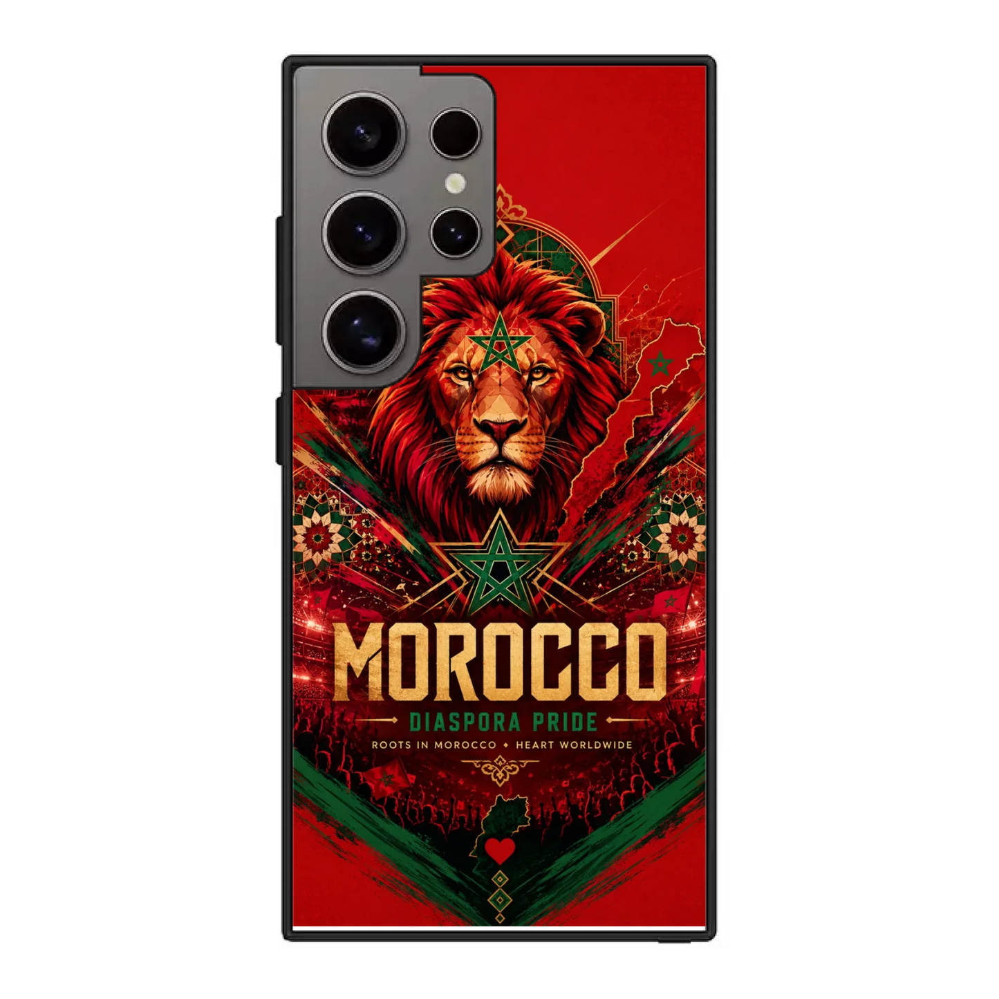 Coque de téléphone football Coupe du Monde Fierté de la diaspora - Maroc