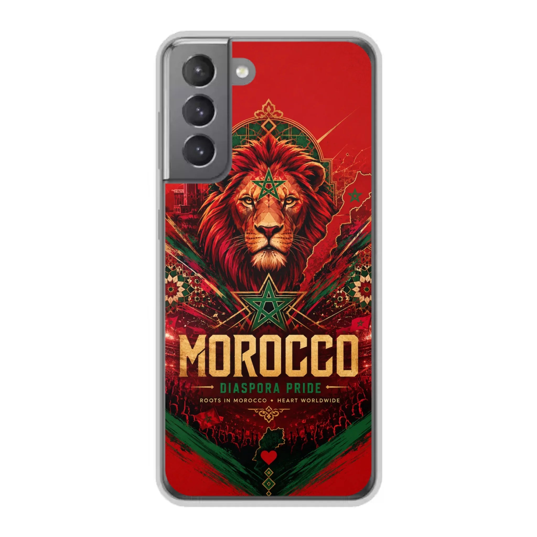 World Cup football phone case Diaspora Pride - Morocco