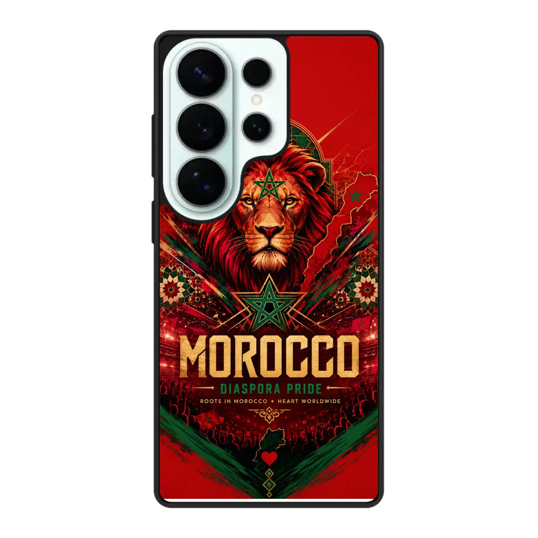 World Cup football phone case Diaspora Pride - Morocco