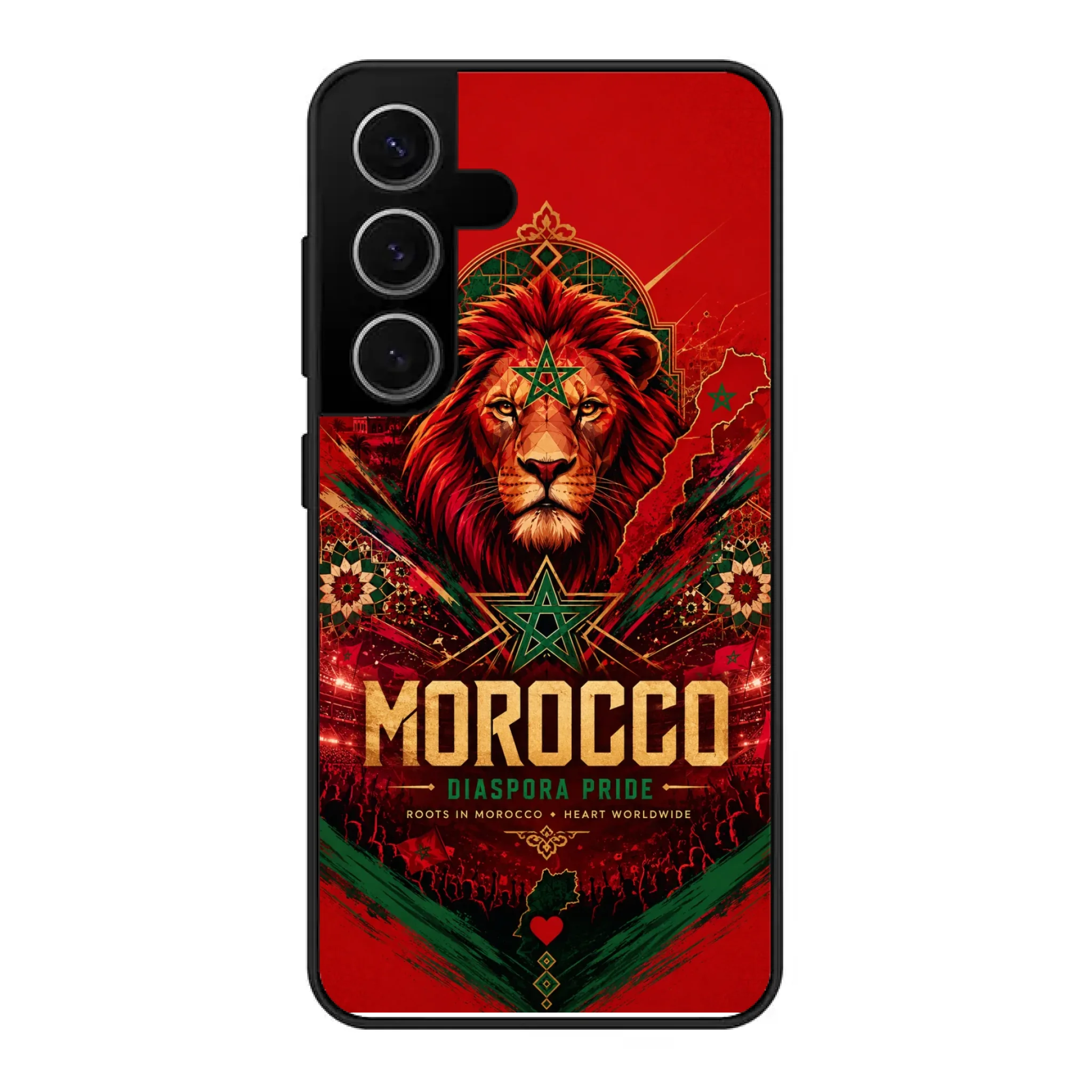 World Cup football phone case Diaspora Pride - Morocco