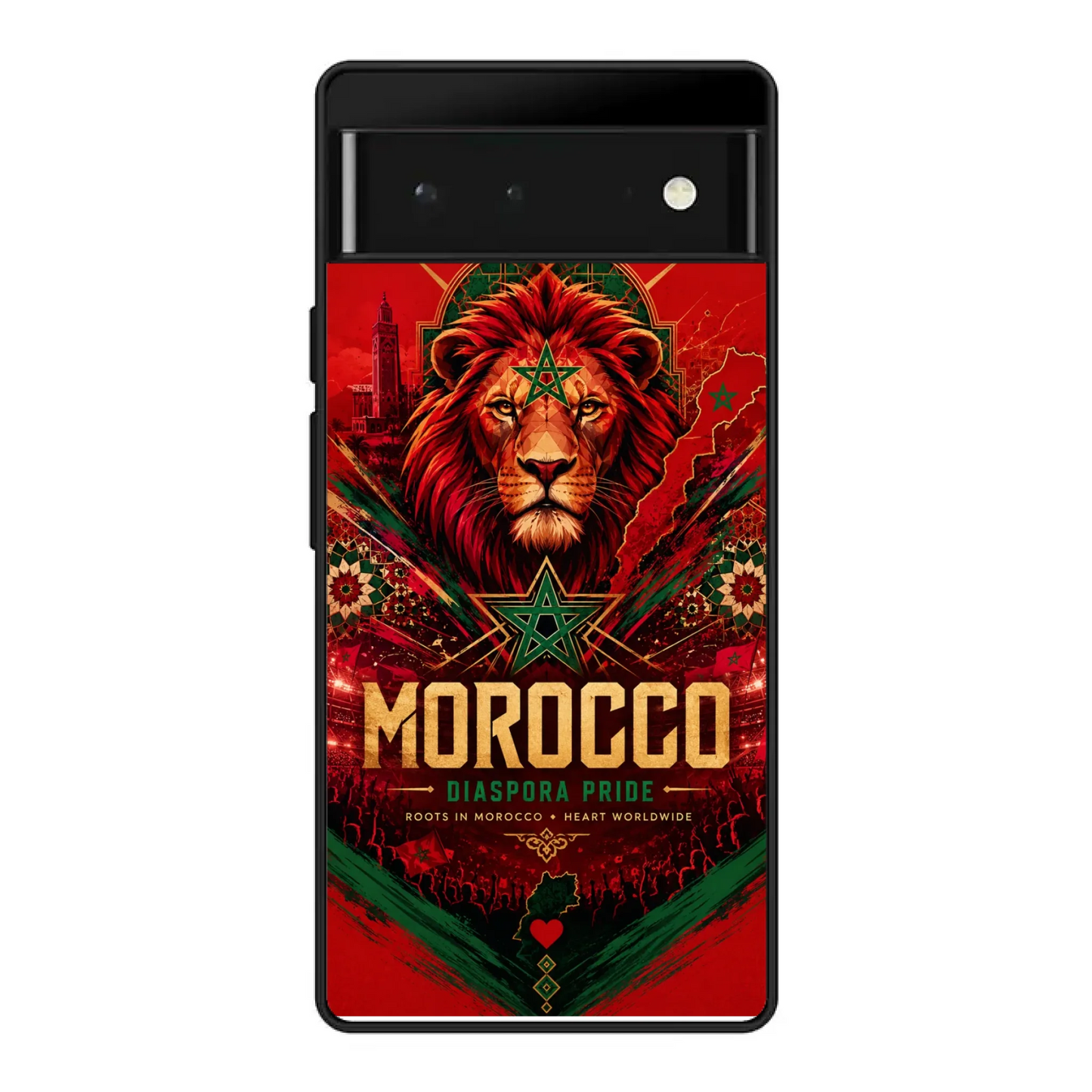 Coque de téléphone football Coupe du Monde Fierté de la diaspora - Maroc