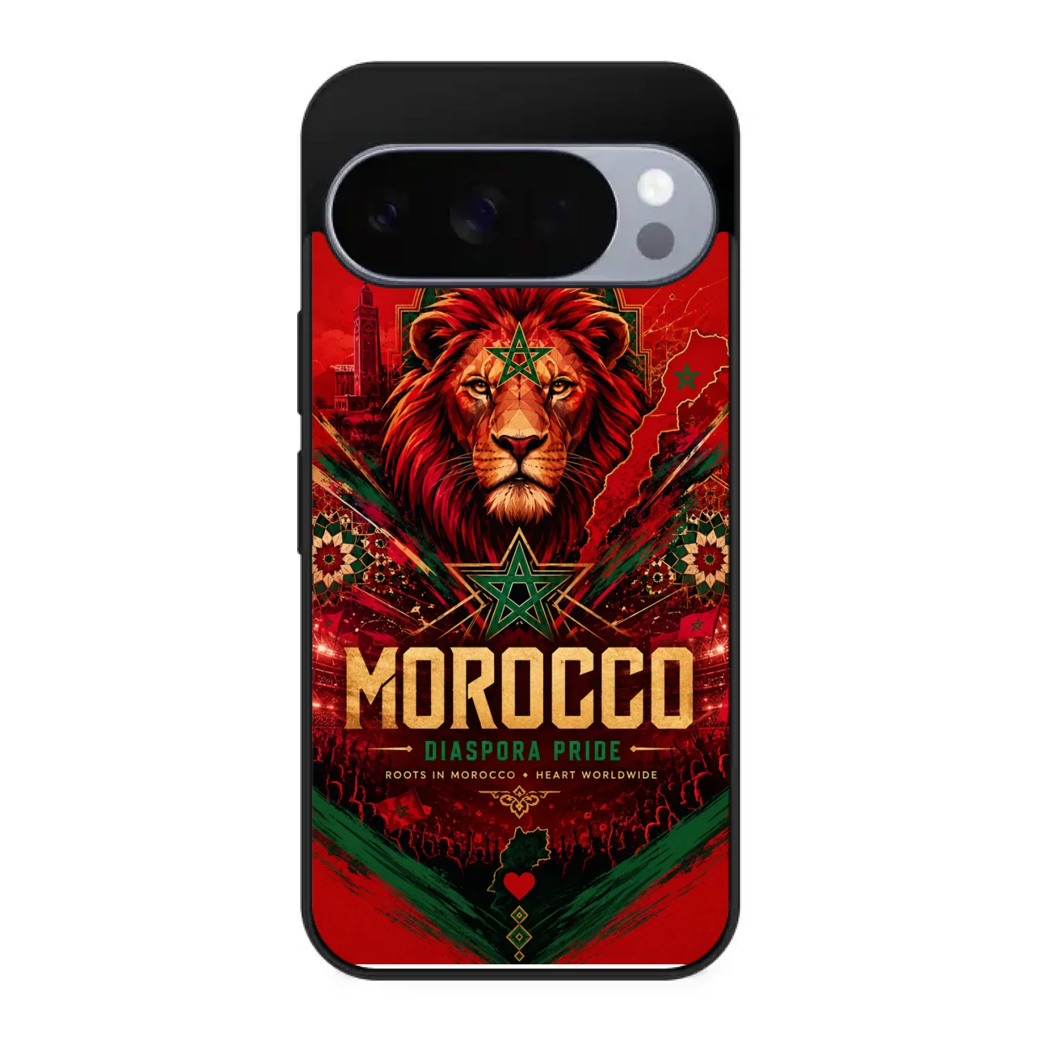 World Cup football phone case Diaspora Pride - Morocco