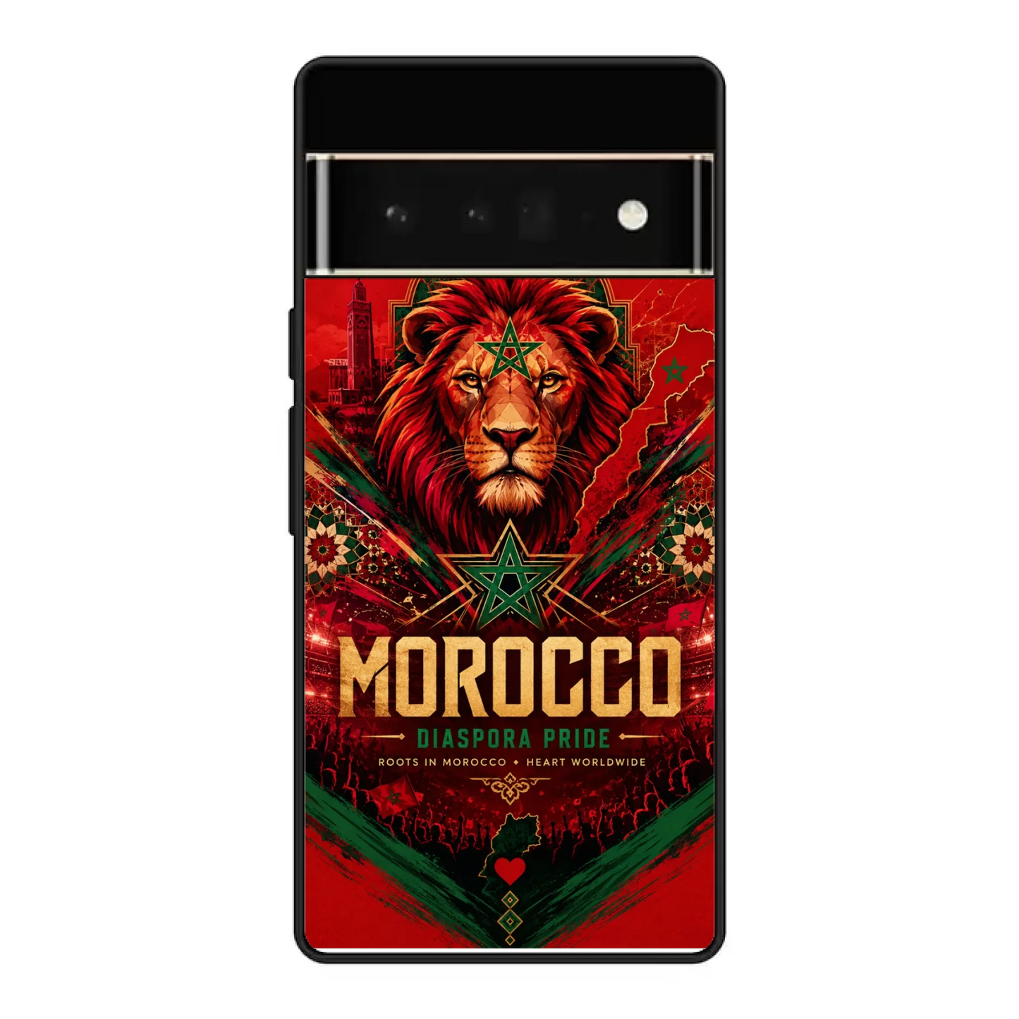 Coque de téléphone football Coupe du Monde Fierté de la diaspora - Maroc