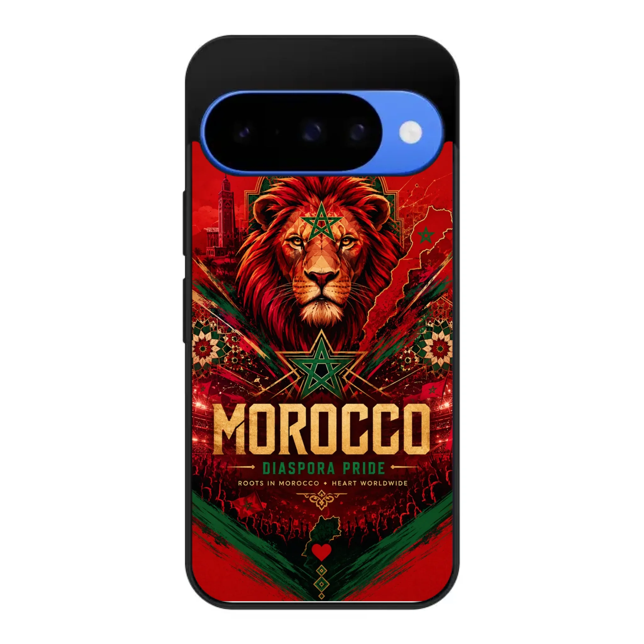 World Cup football phone case Diaspora Pride - Morocco