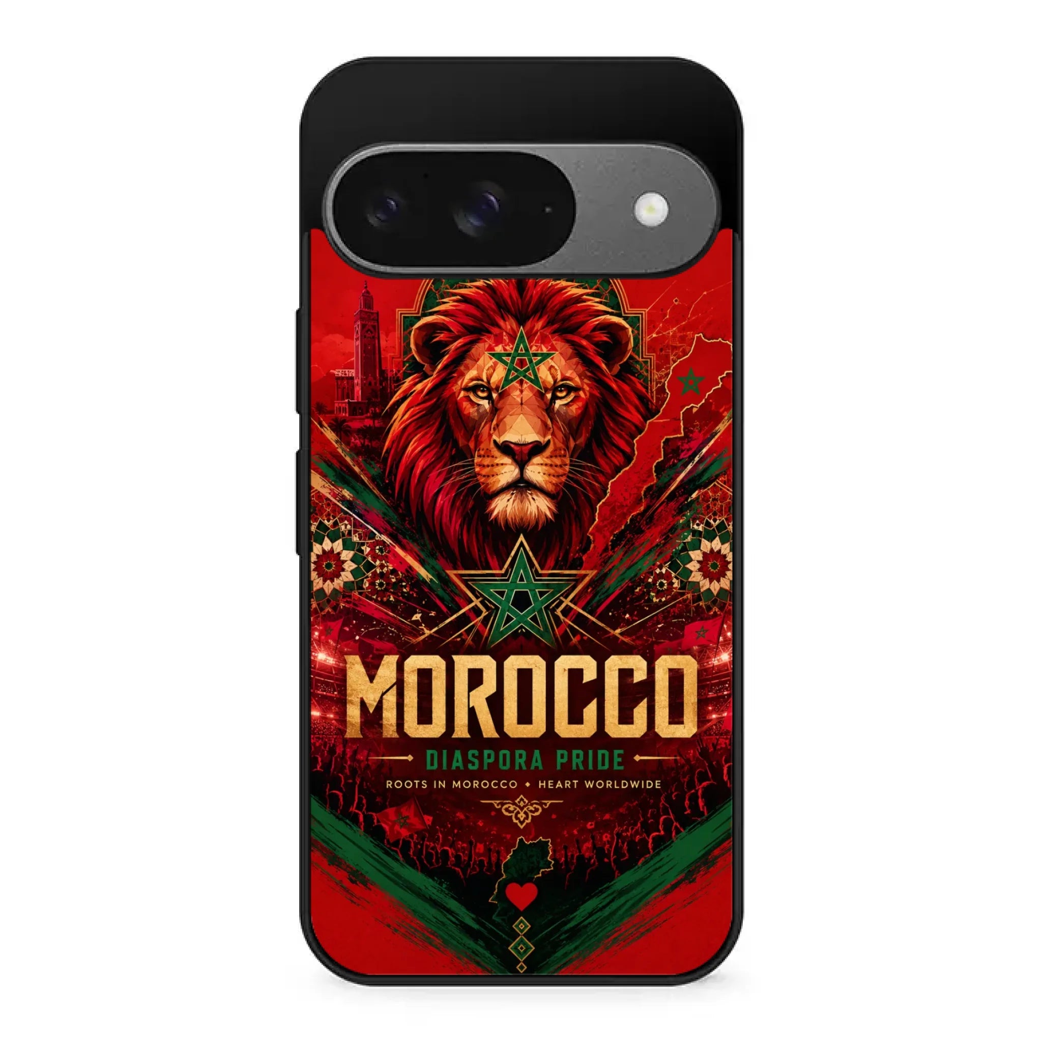 World Cup football phone case Diaspora Pride - Morocco