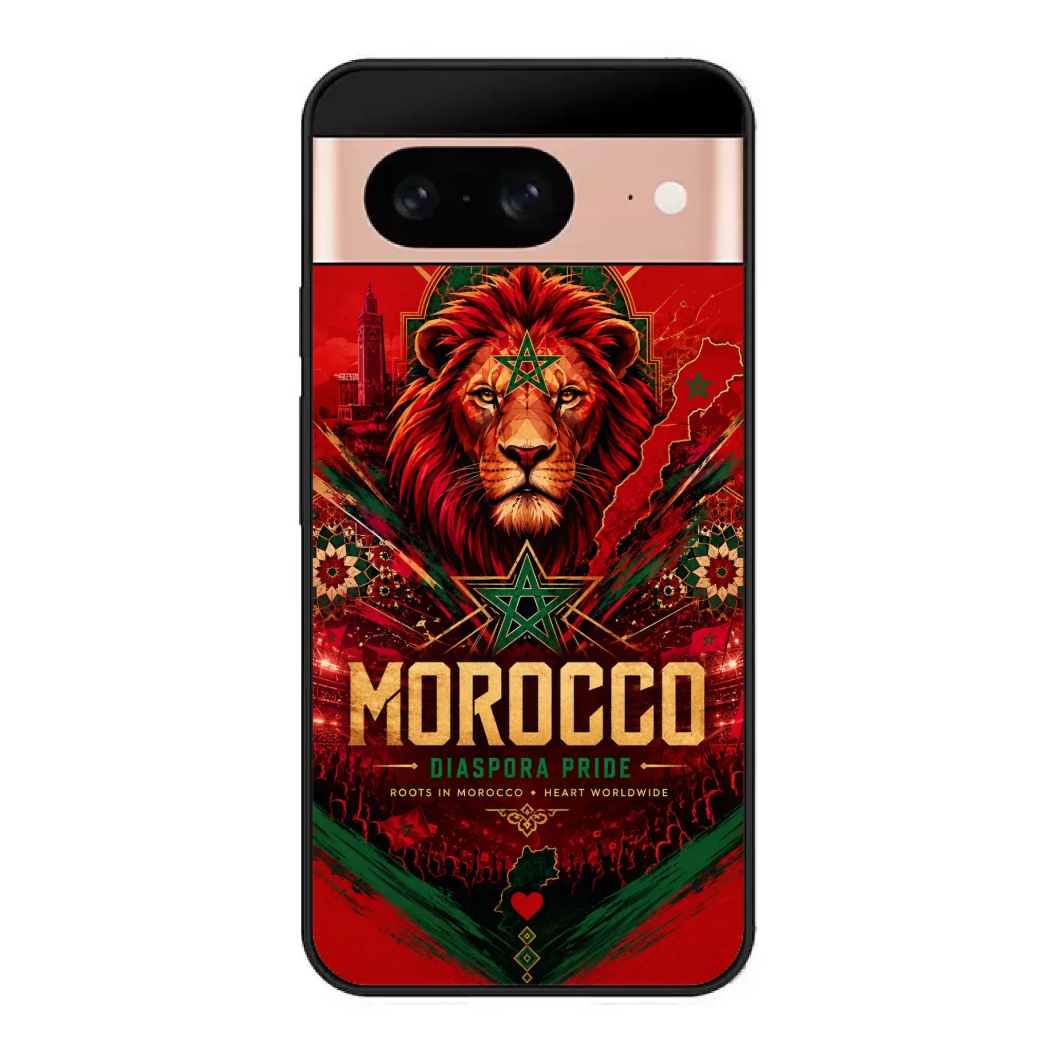 World Cup football phone case Diaspora Pride - Morocco
