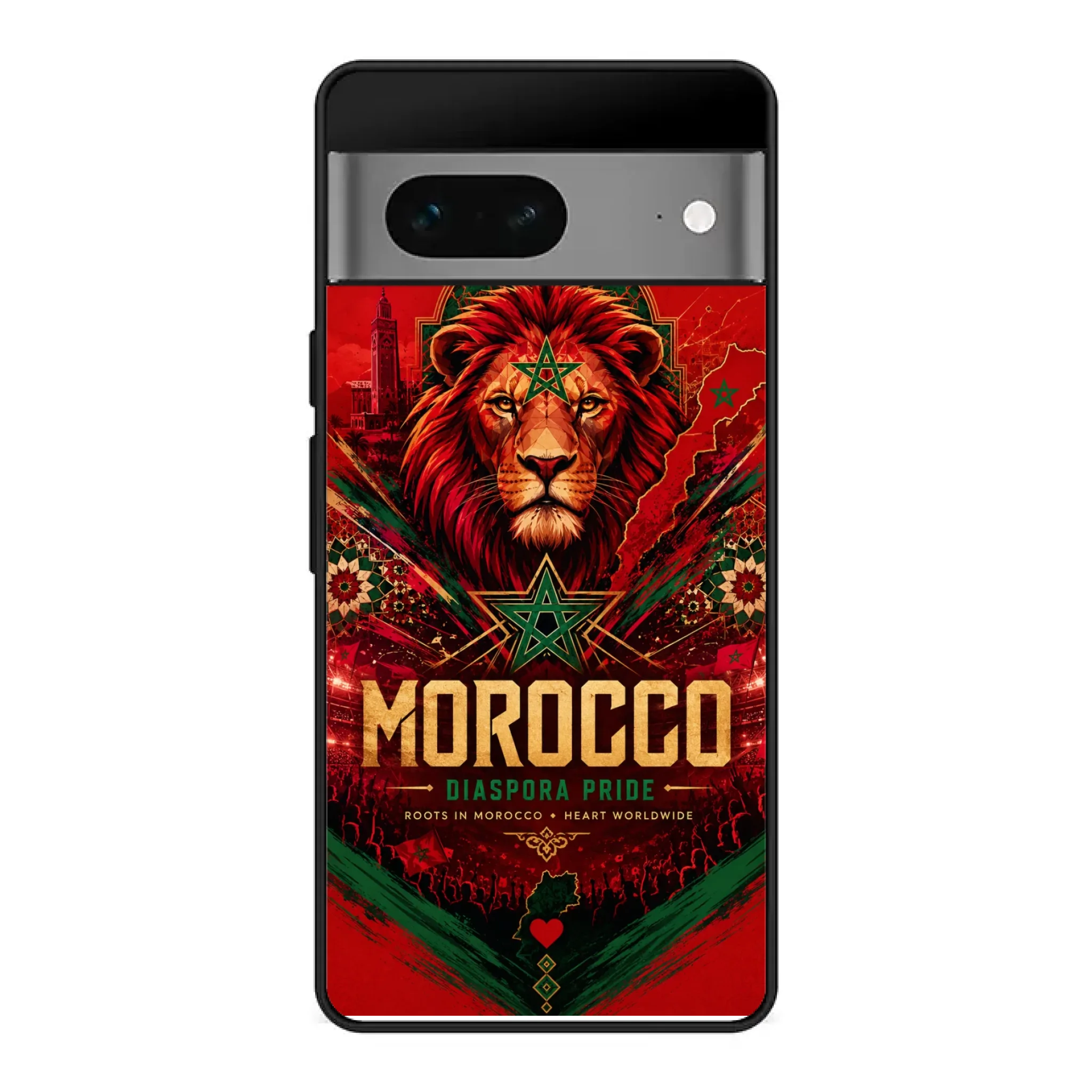 World Cup football phone case Diaspora Pride - Morocco