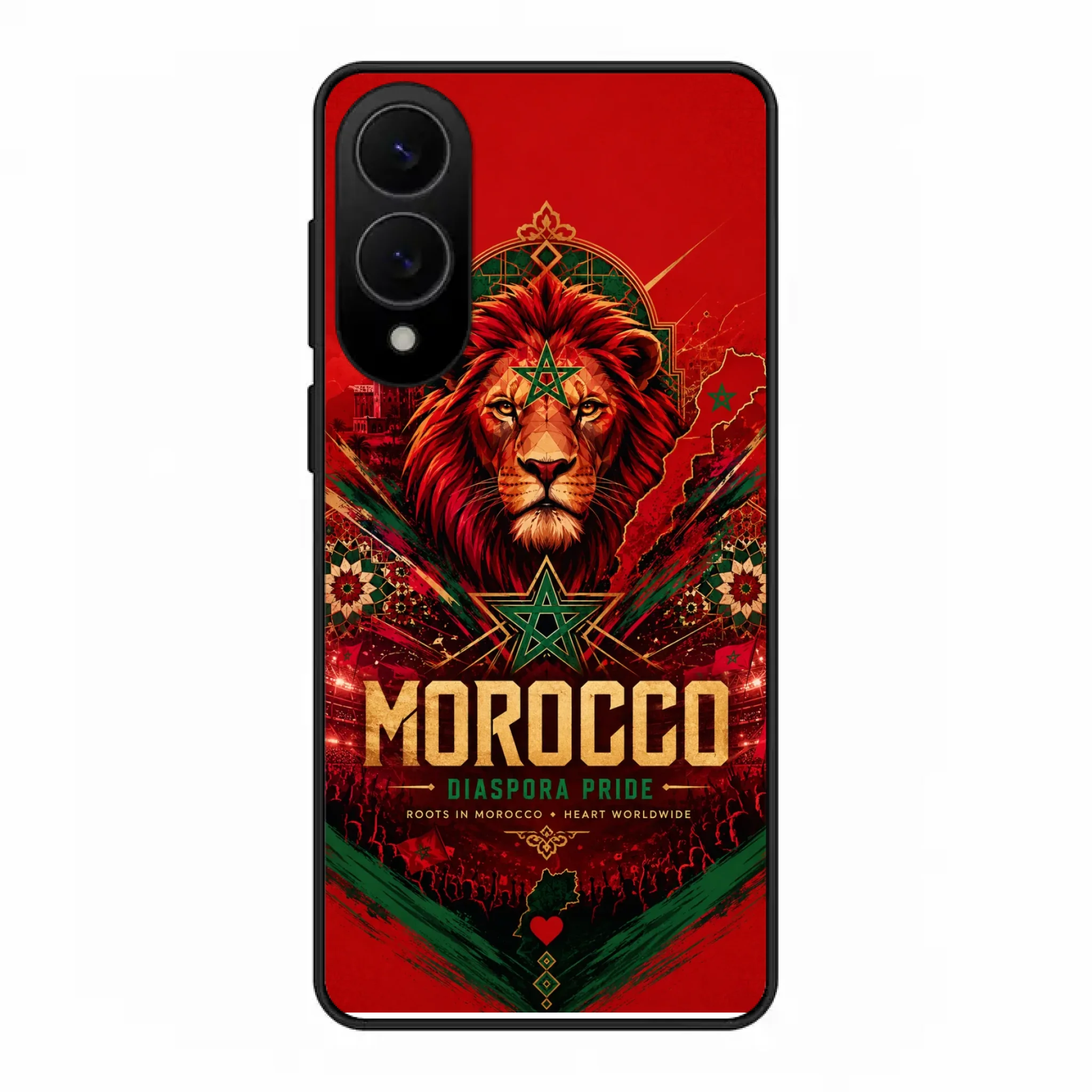 World Cup football phone case Diaspora Pride - Morocco
