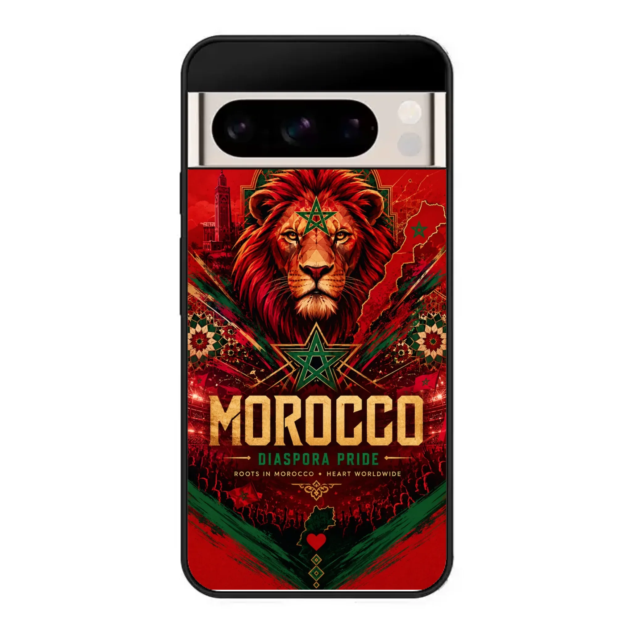 World Cup football phone case Diaspora Pride - Morocco