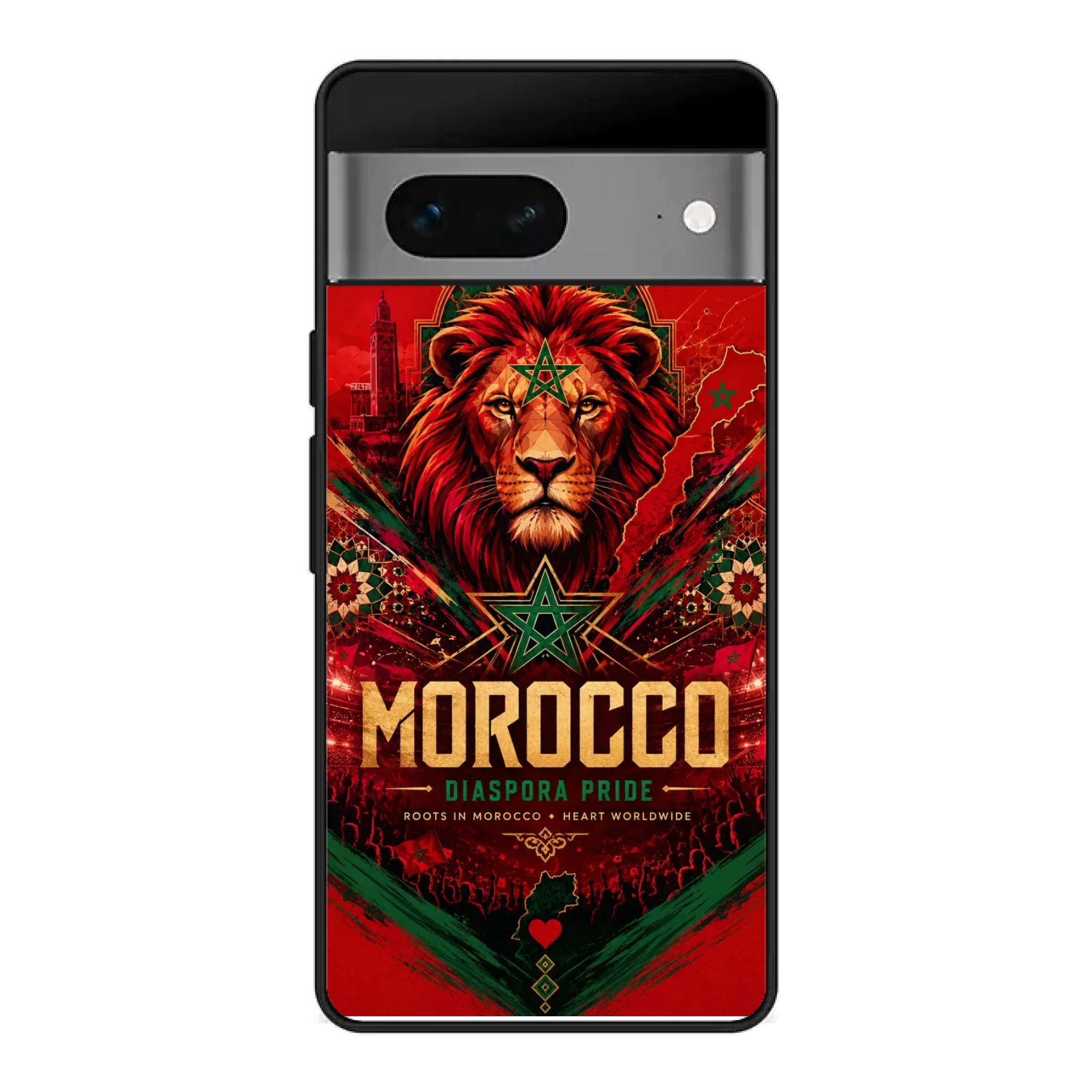 World Cup football phone case Diaspora Pride - Morocco