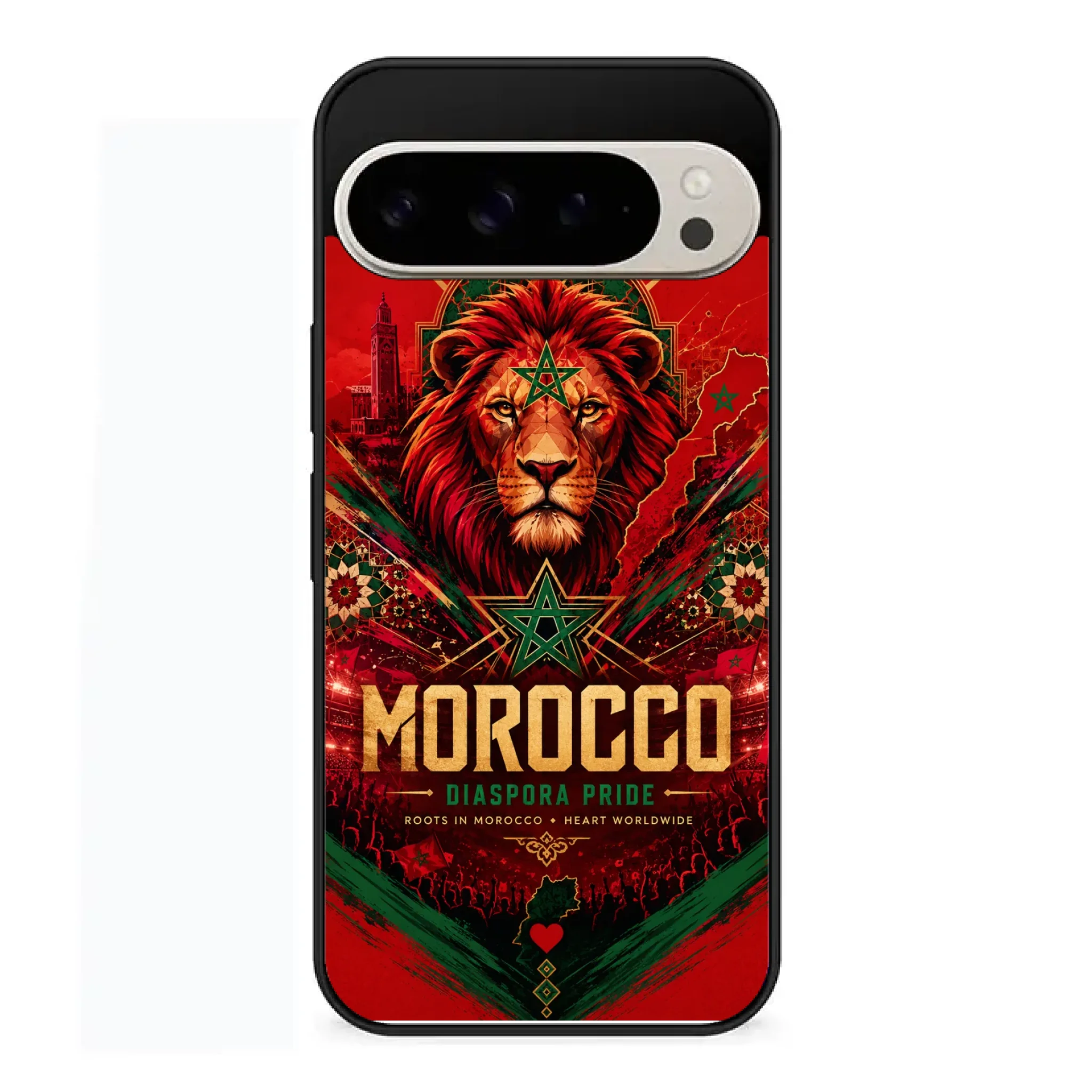 World Cup football phone case Diaspora Pride - Morocco
