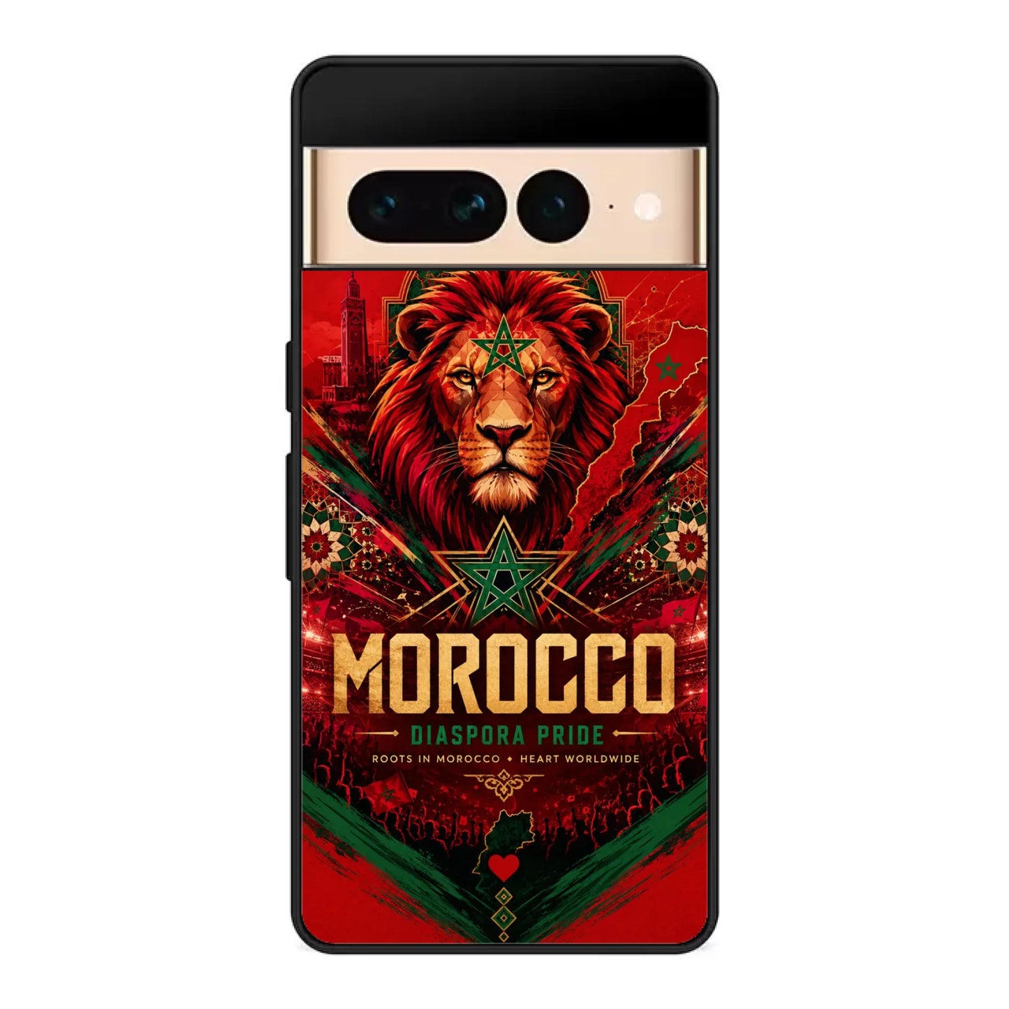 Coque de téléphone football Coupe du Monde Fierté de la diaspora - Maroc