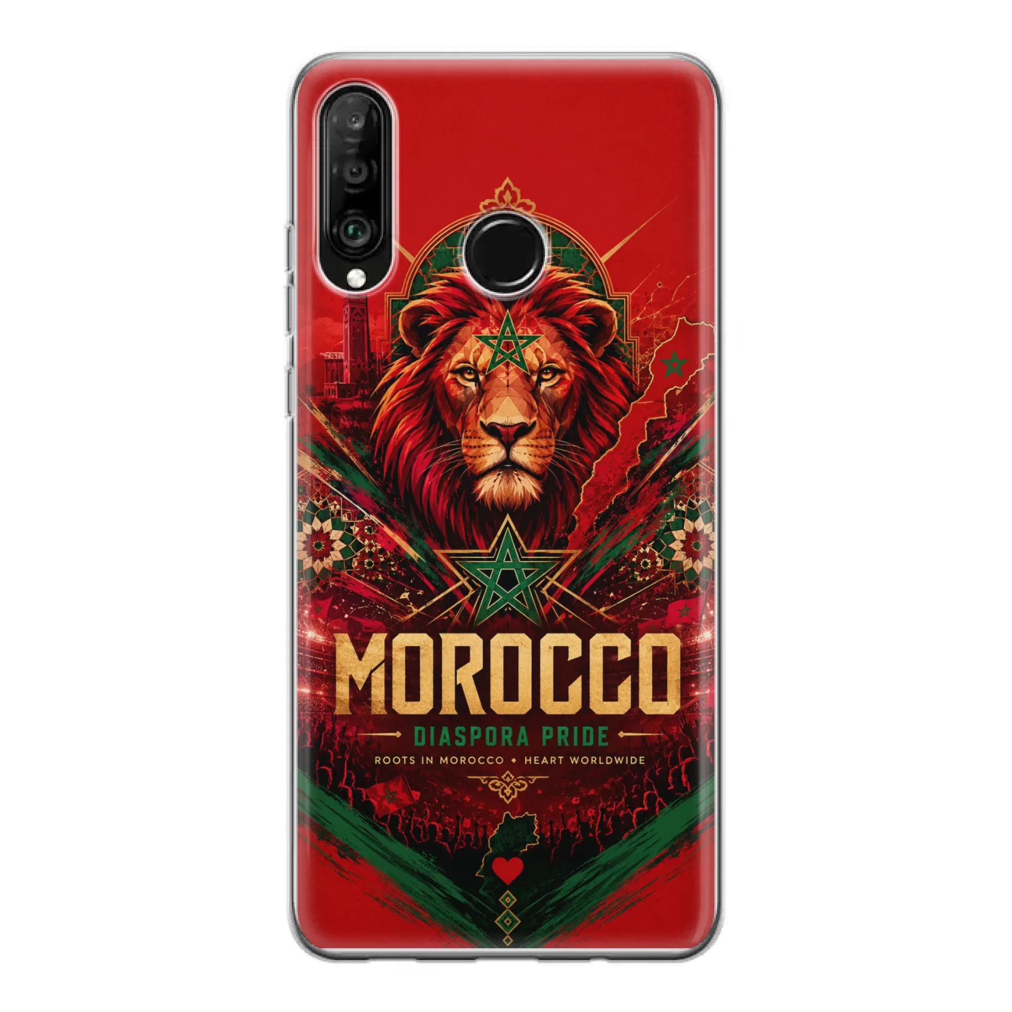 World Cup football phone case Diaspora Pride - Morocco