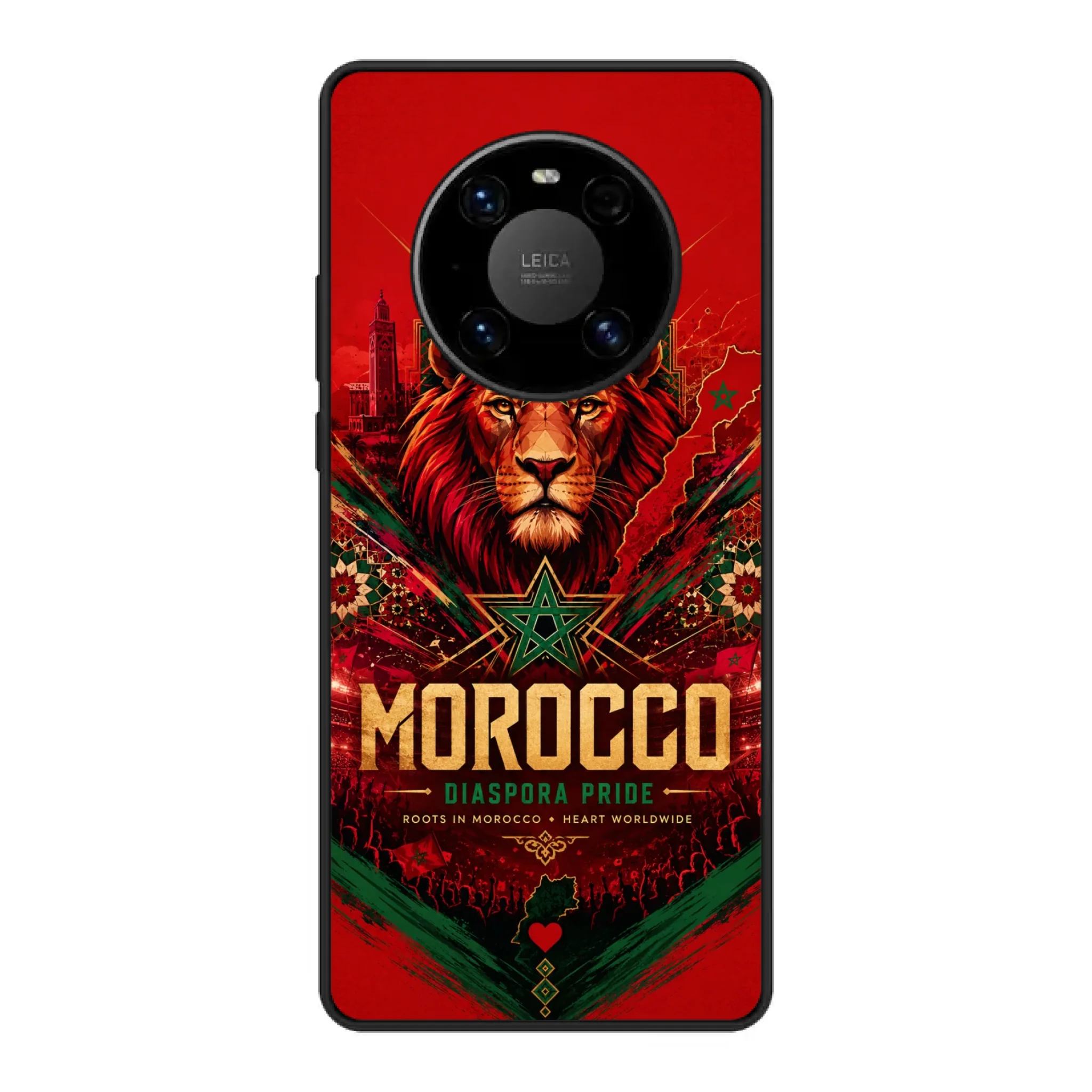 World Cup football phone case Diaspora Pride - Morocco