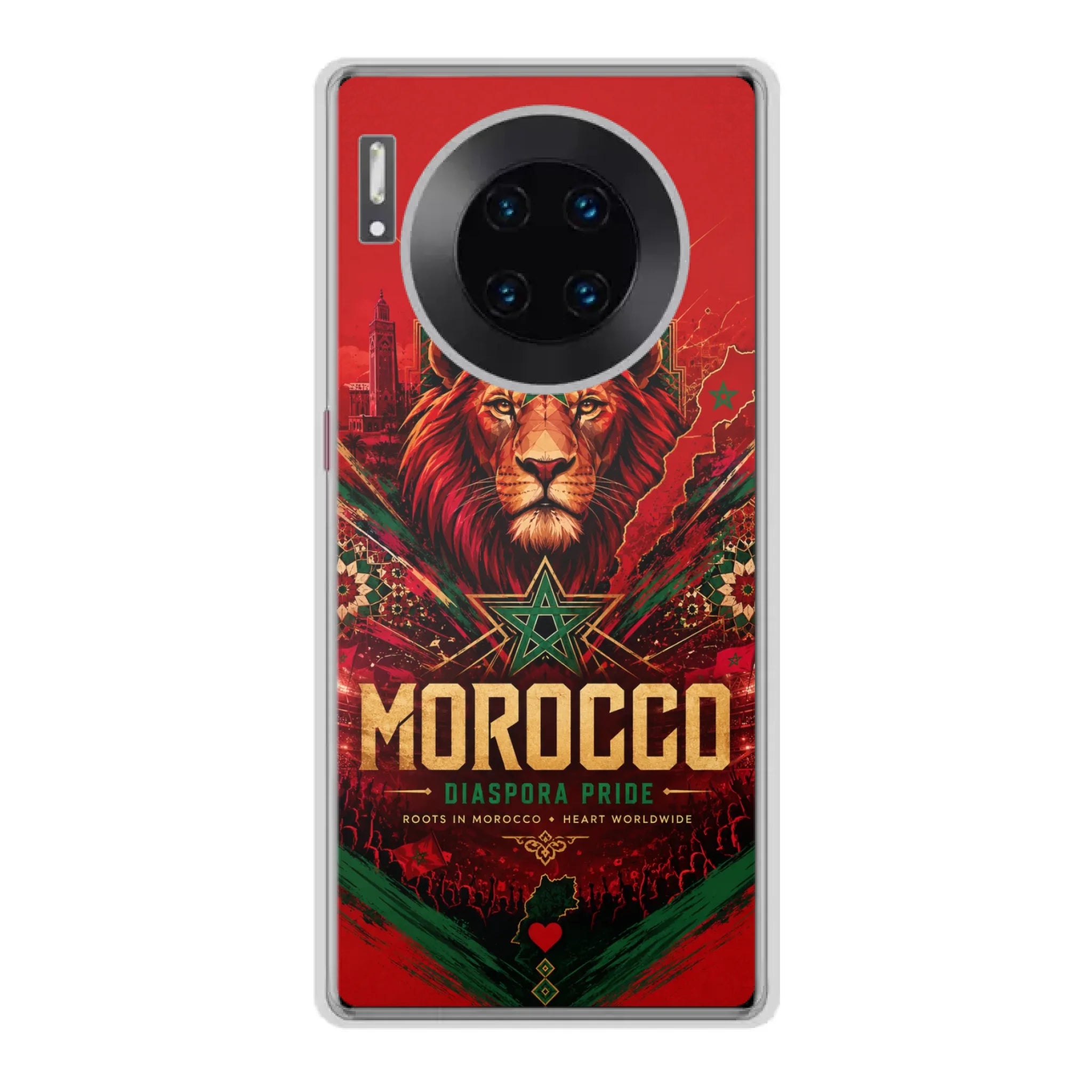 World Cup football phone case Diaspora Pride - Morocco