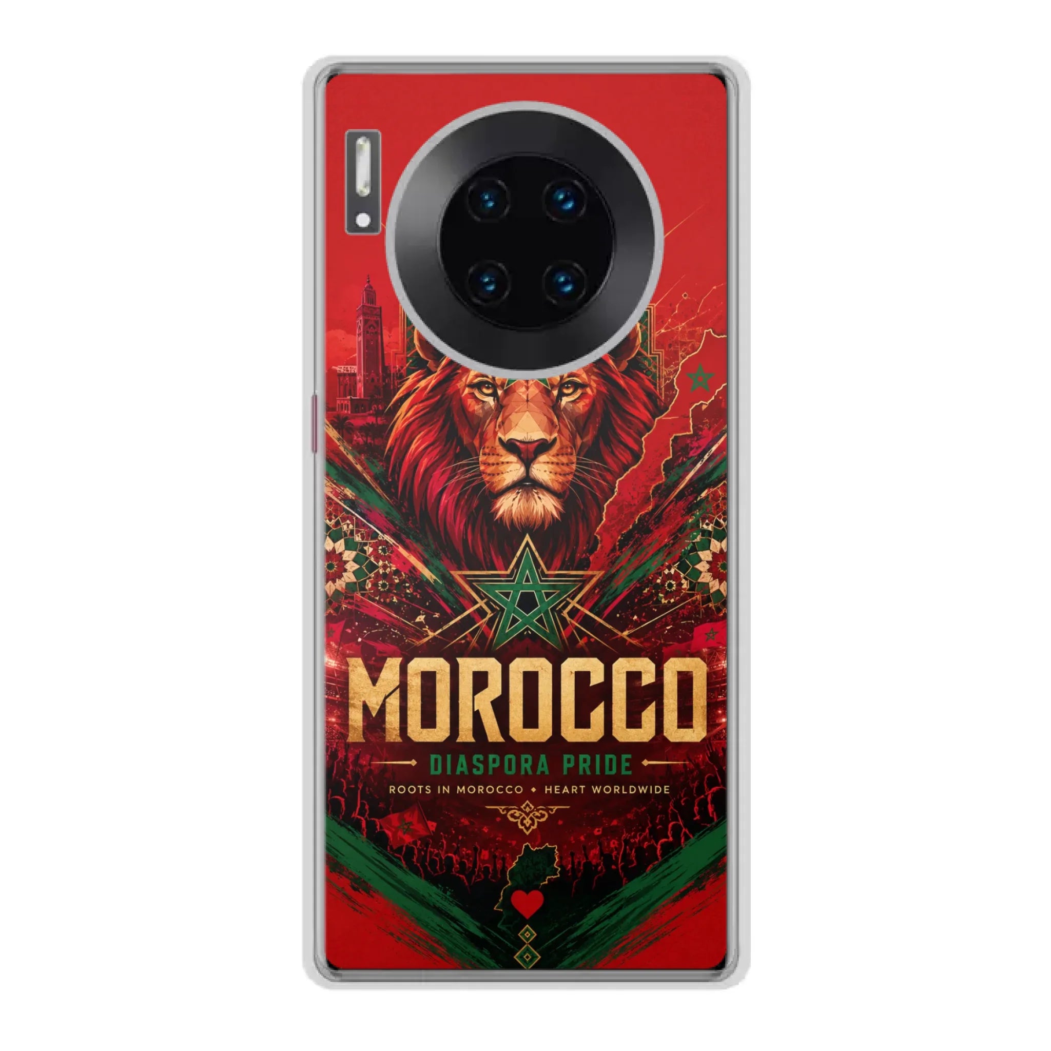 World Cup football phone case Diaspora Pride - Morocco