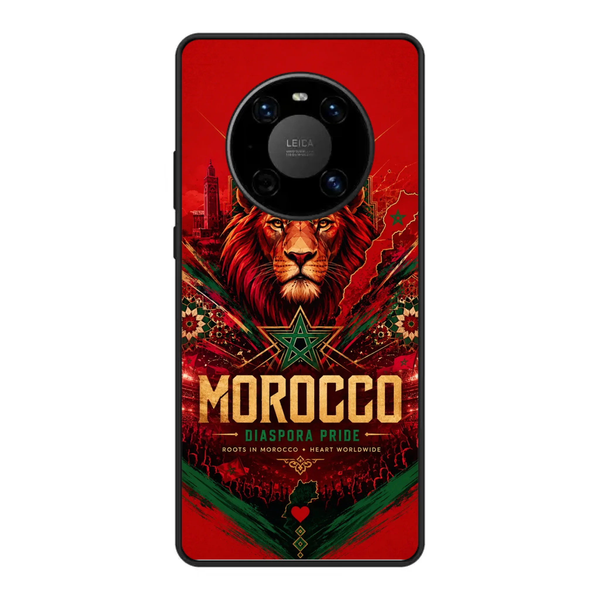 World Cup football phone case Diaspora Pride - Morocco