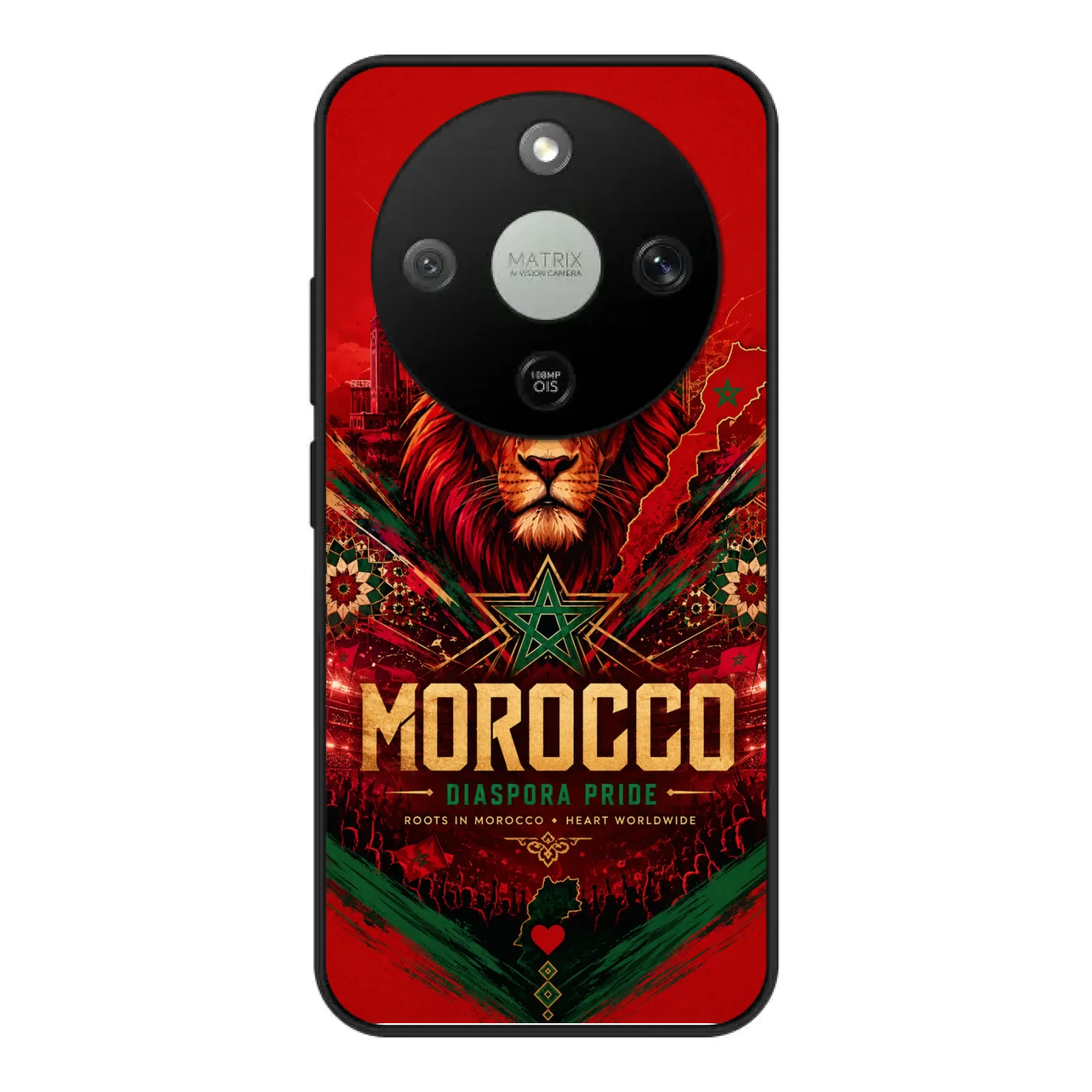 World Cup football phone case Diaspora Pride - Morocco