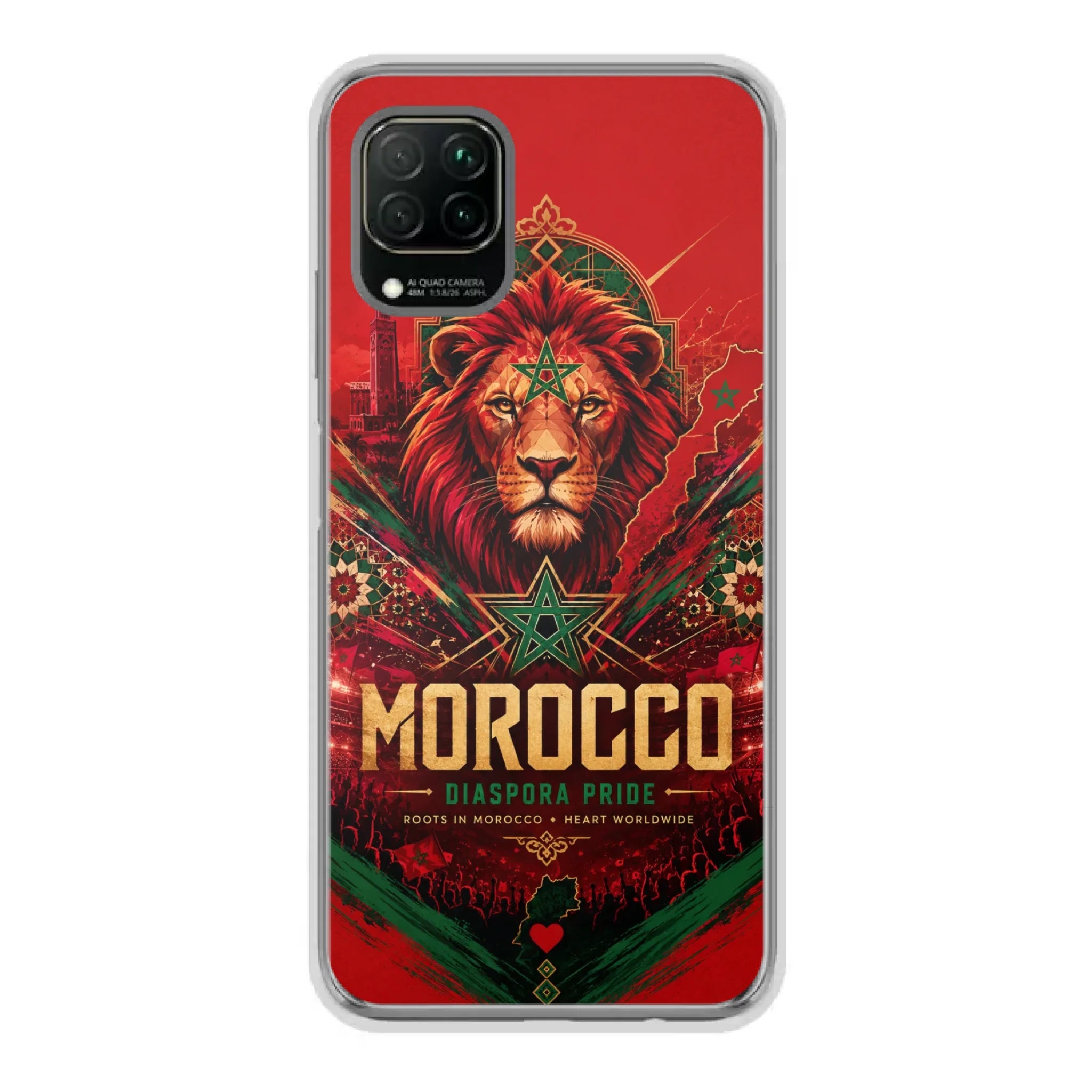 World Cup football phone case Diaspora Pride - Morocco