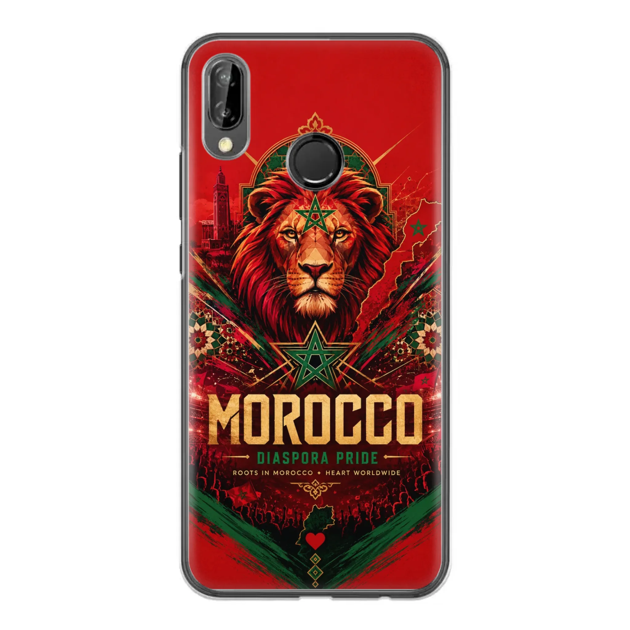 World Cup football phone case Diaspora Pride - Morocco