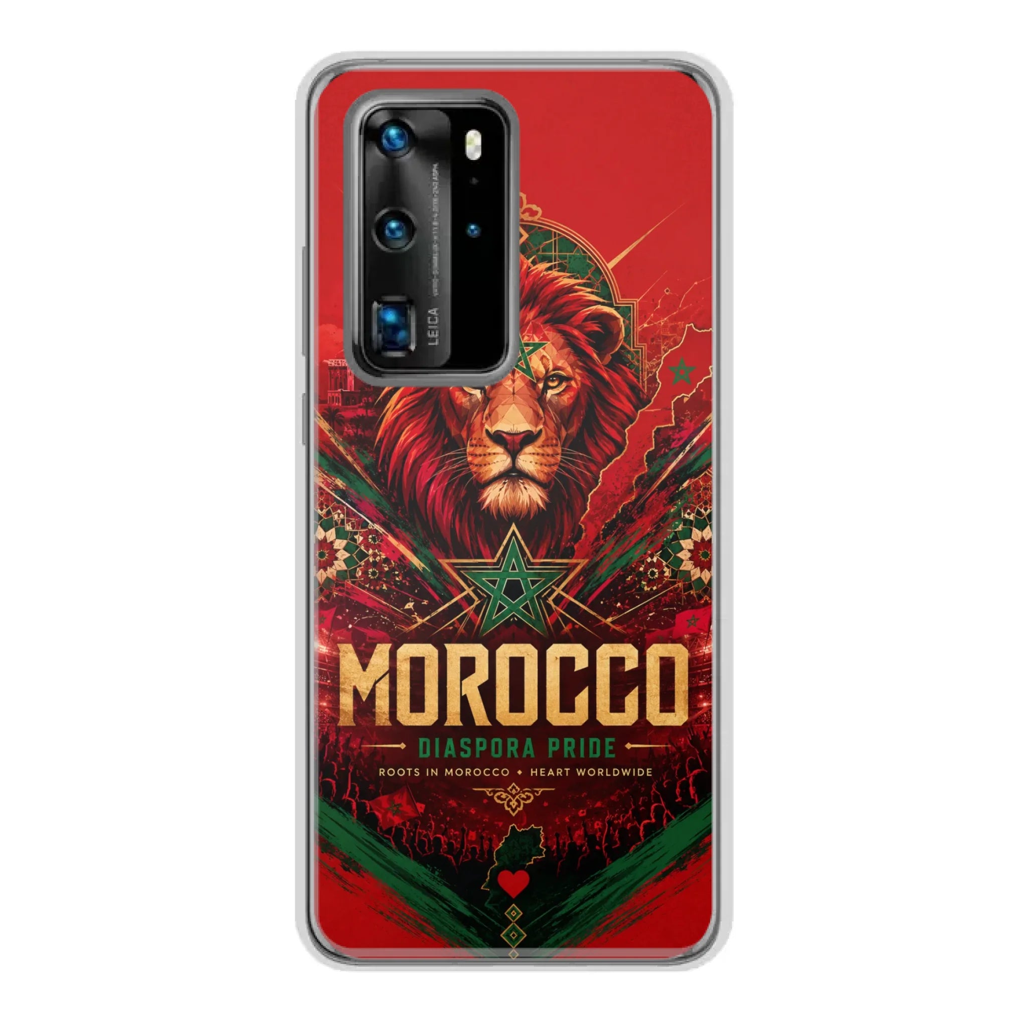 World Cup football phone case Diaspora Pride - Morocco